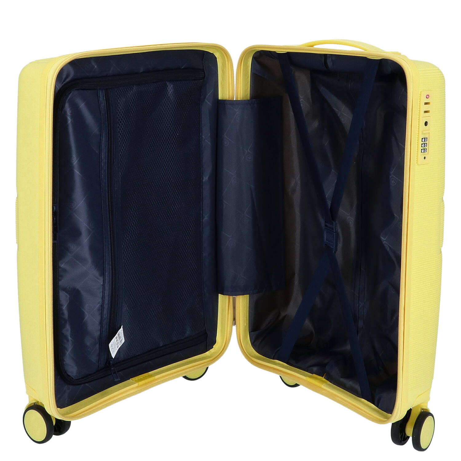 DYX 4 Rollen Koffer S 56 cm Rom gelb Abbildung 6