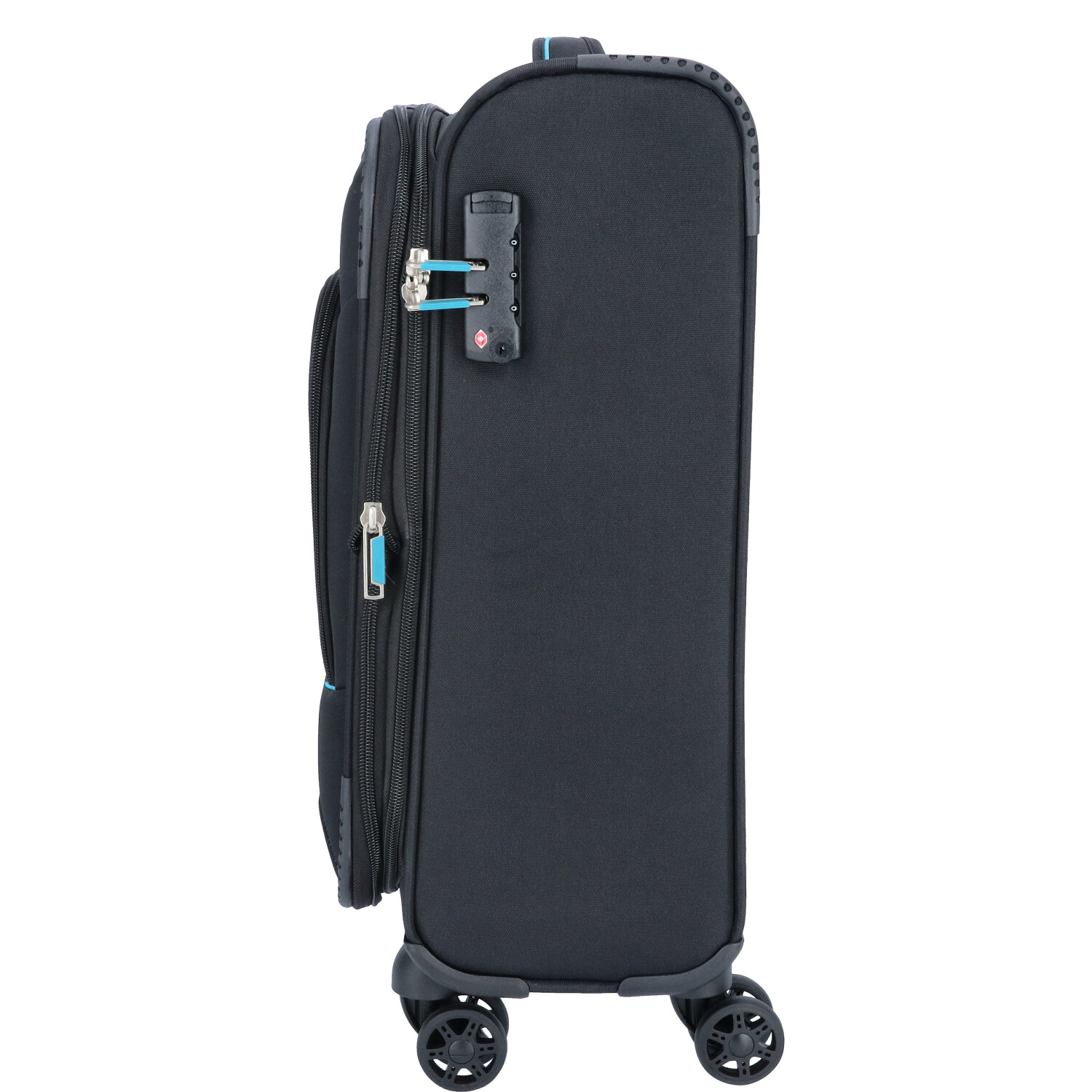 TheTrueC 4-Rad Trolley 55cm  Black-Blue Palma Black