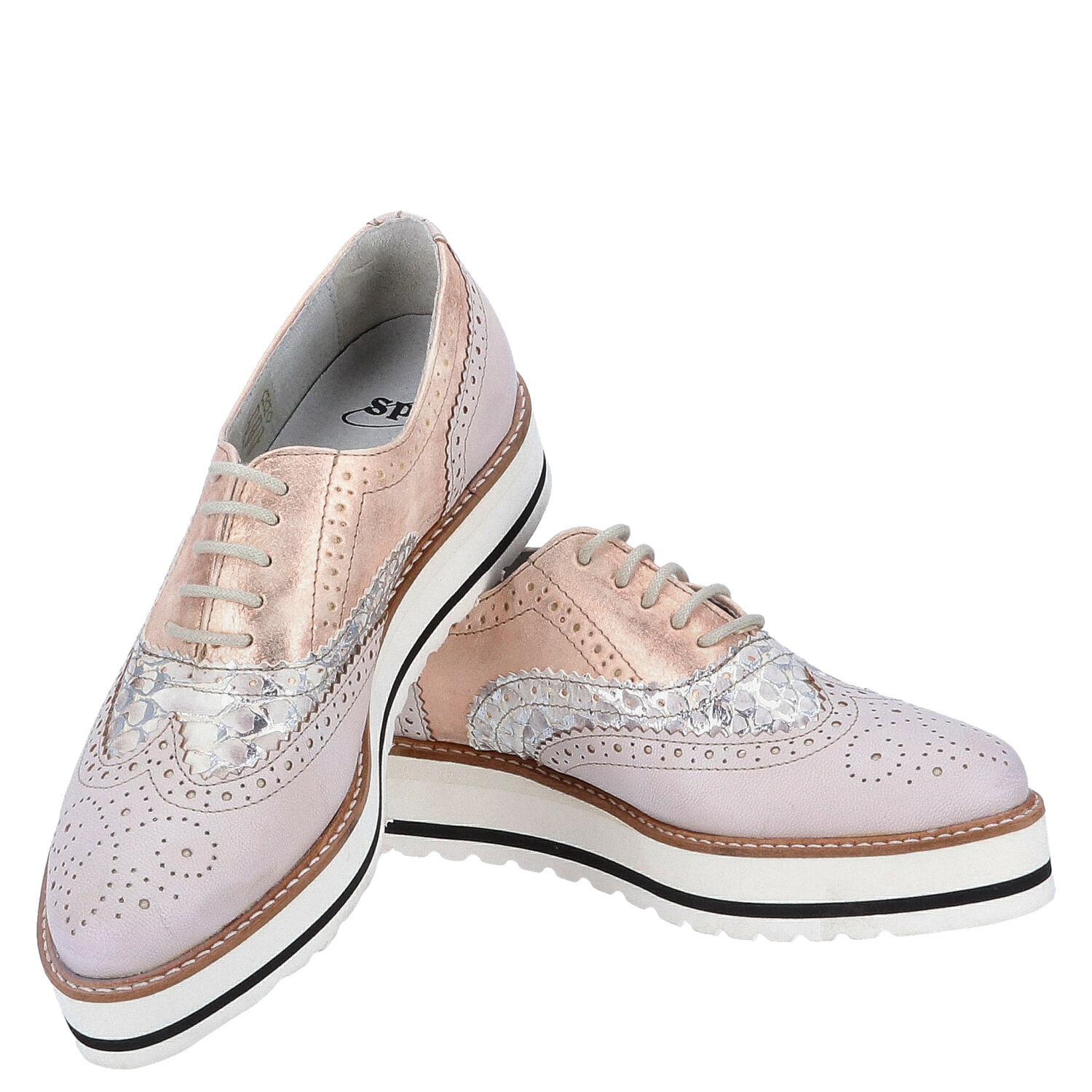 SPM Damenschuhe Alicante Low Derby Größe 37 gold   Abbildung 1