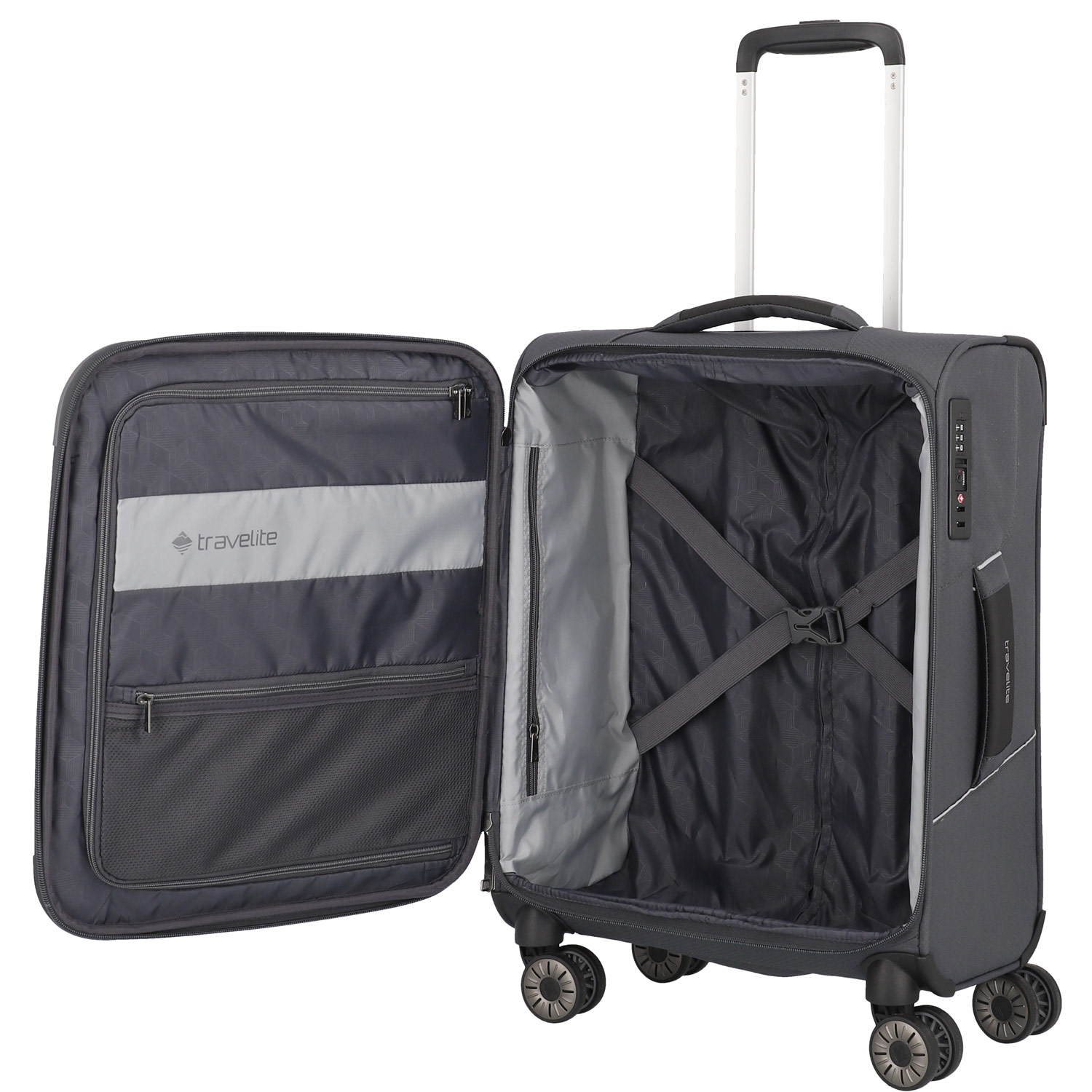 Travelite 4-Rollen Koffer S Skaii Gipfelgrau Abbildung 5