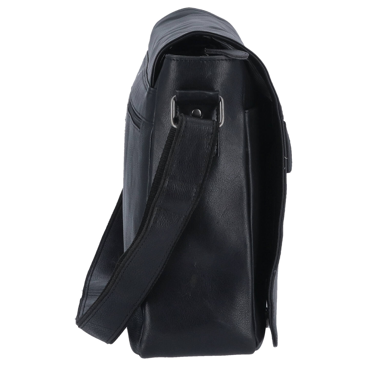 The Skandinavian Brand Leder Messenger, Umhängetasche  00-schwarz Abbildung 3