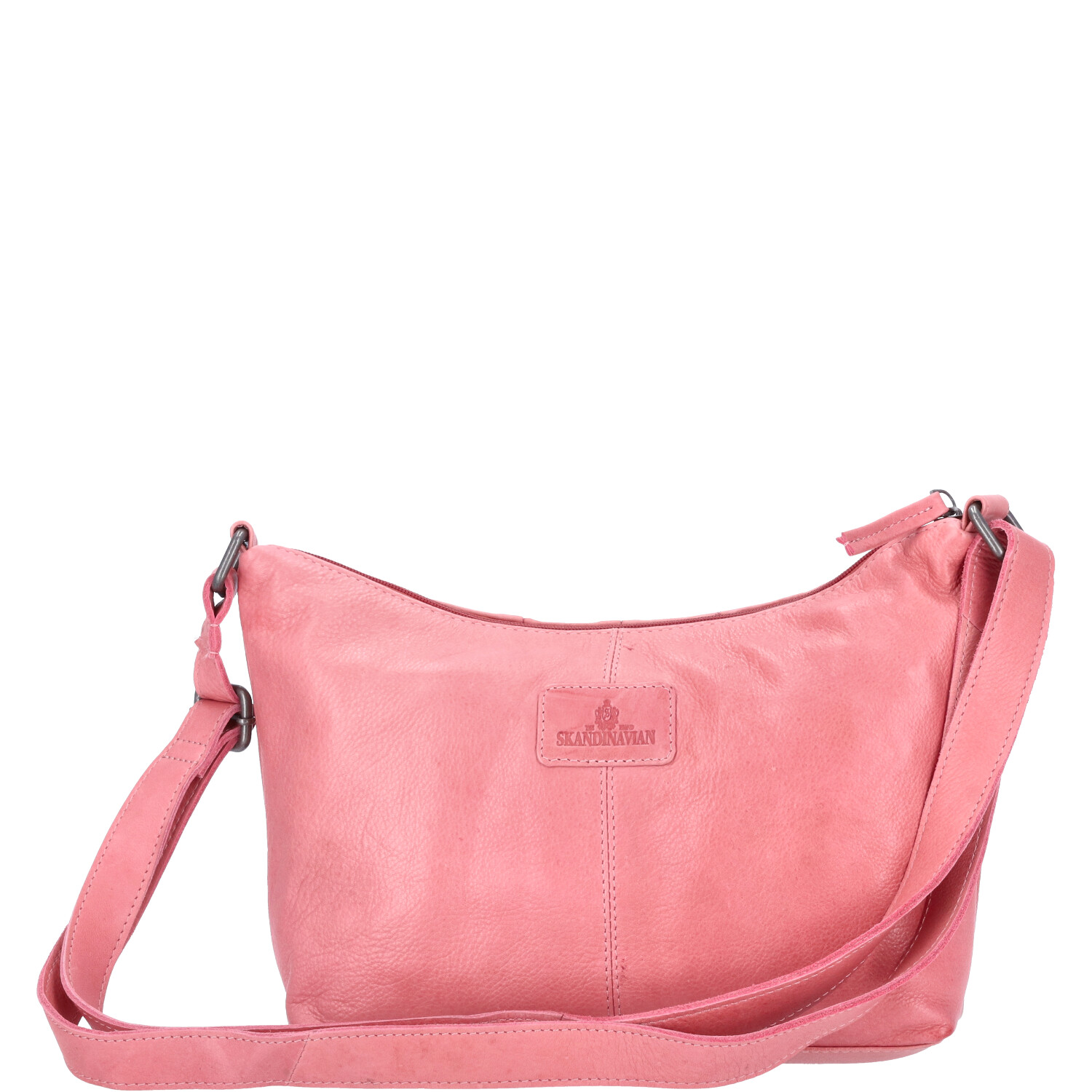 The Skandinavian Brand Damen Ledertasche, Schultertasche  rose