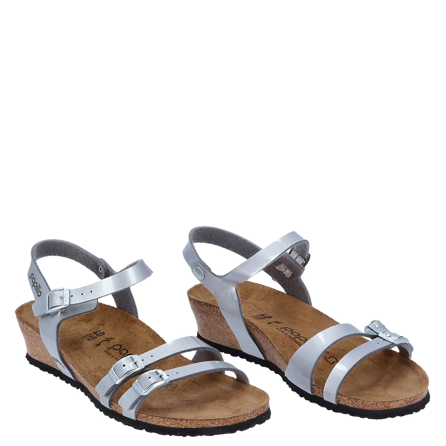 papillio Damenschuhe Größe 40 Lana Metallic silver   Abbildung 1