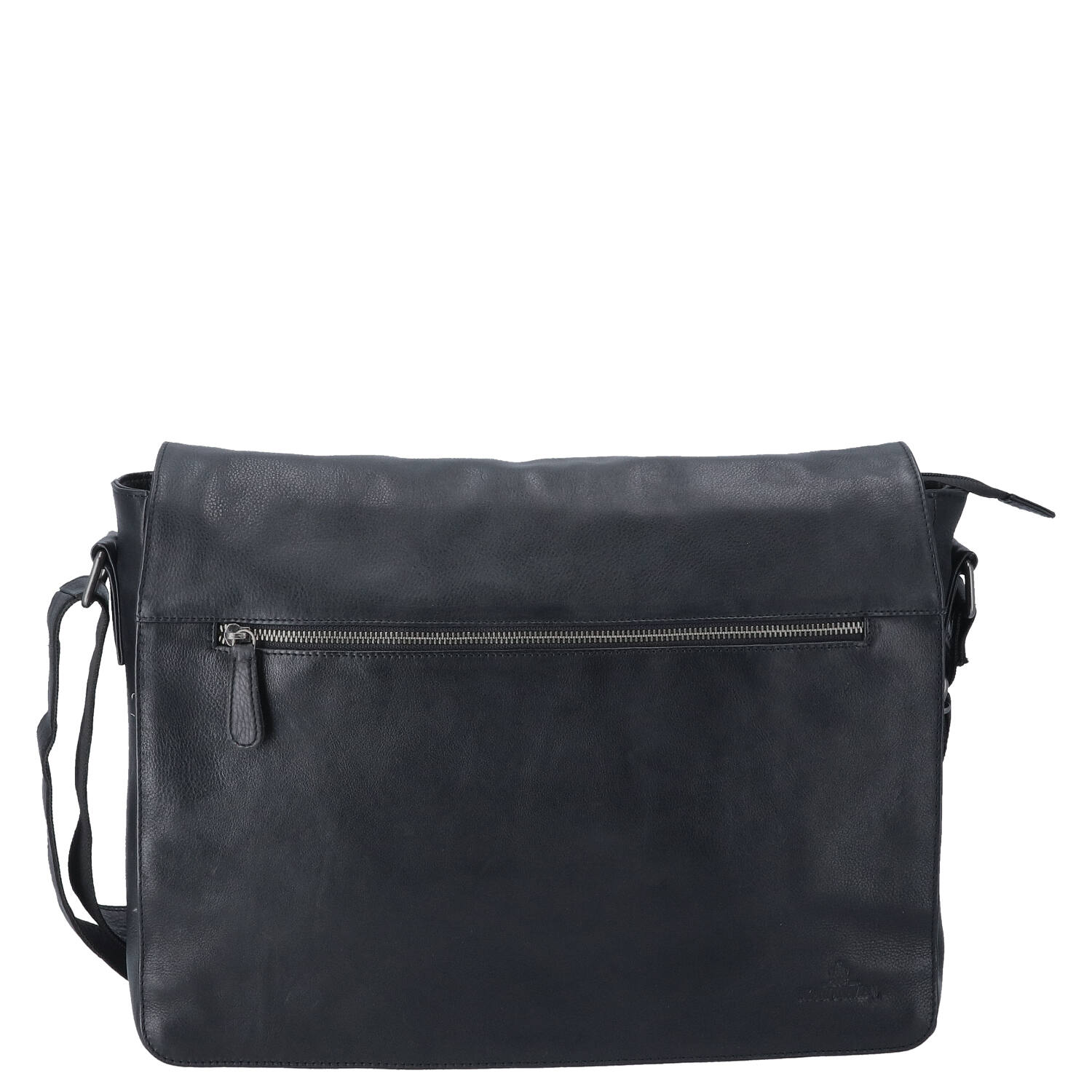 The Skandinavian Brand Leder Messenger, Umhängetasche  00-schwarz Abbildung 7