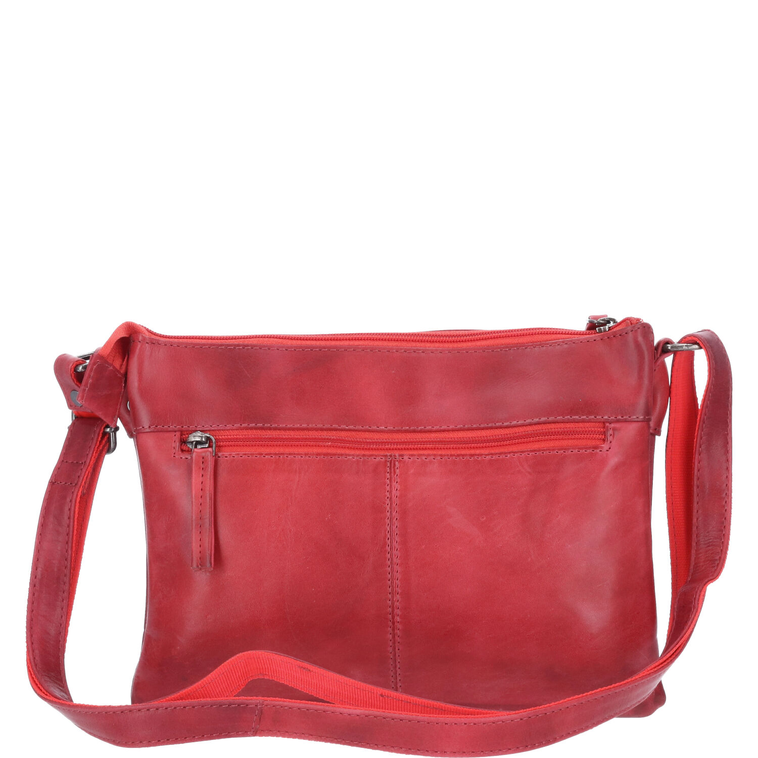 The Skandinavian Brand Damen Ledertasche AVANCO rot