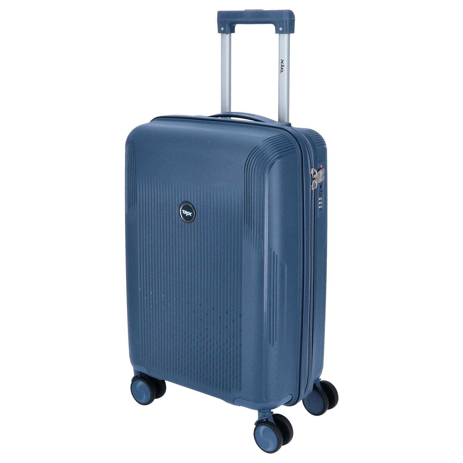 DYX 4 Rollen Koffer S 56 cm Palermo blau Abbildung 1