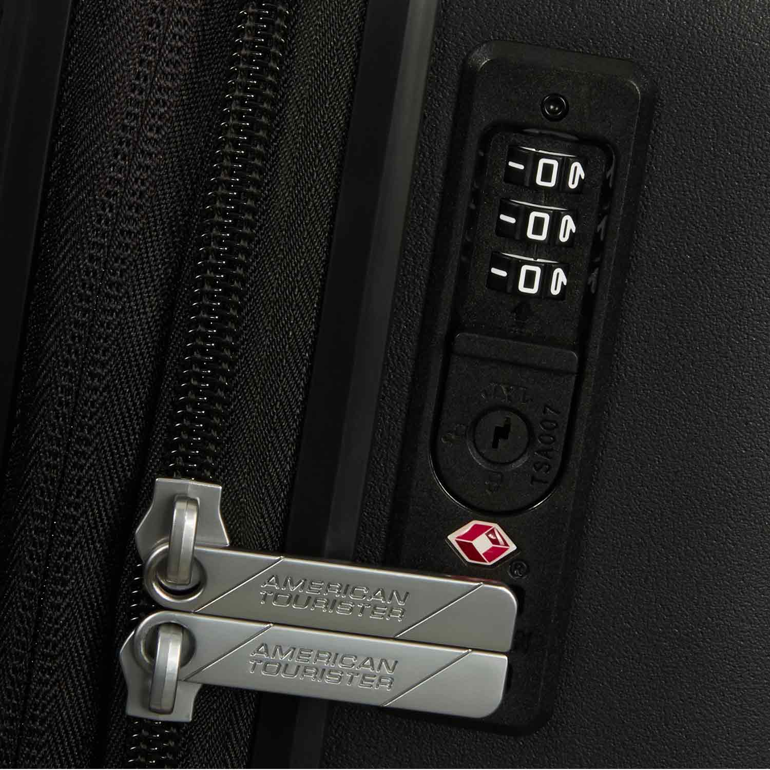 American Tourister 4 Rollen Spinner 77cm EXP. Neovibe True black Abbildung 9