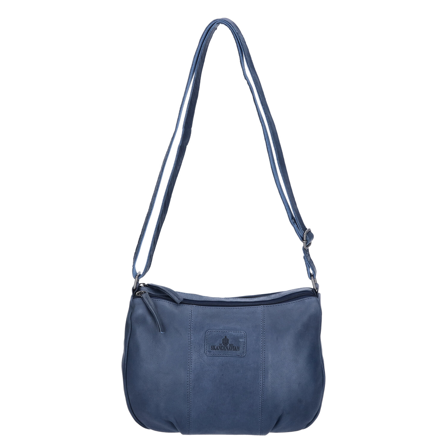 The Skandinavian Brand Leder Umhängetasche  Blue