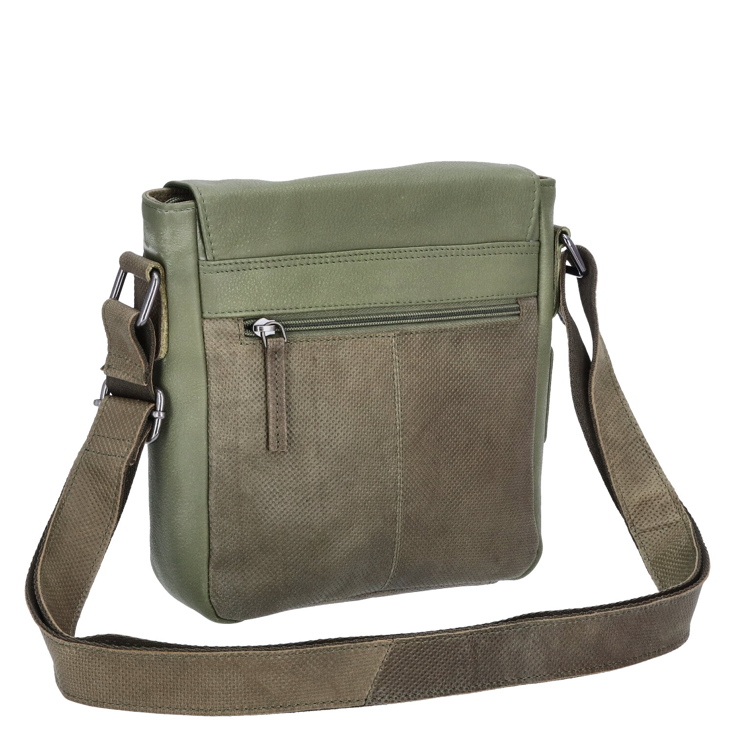 The Skandinavian Brand Damen Leder Schultertasche  Green