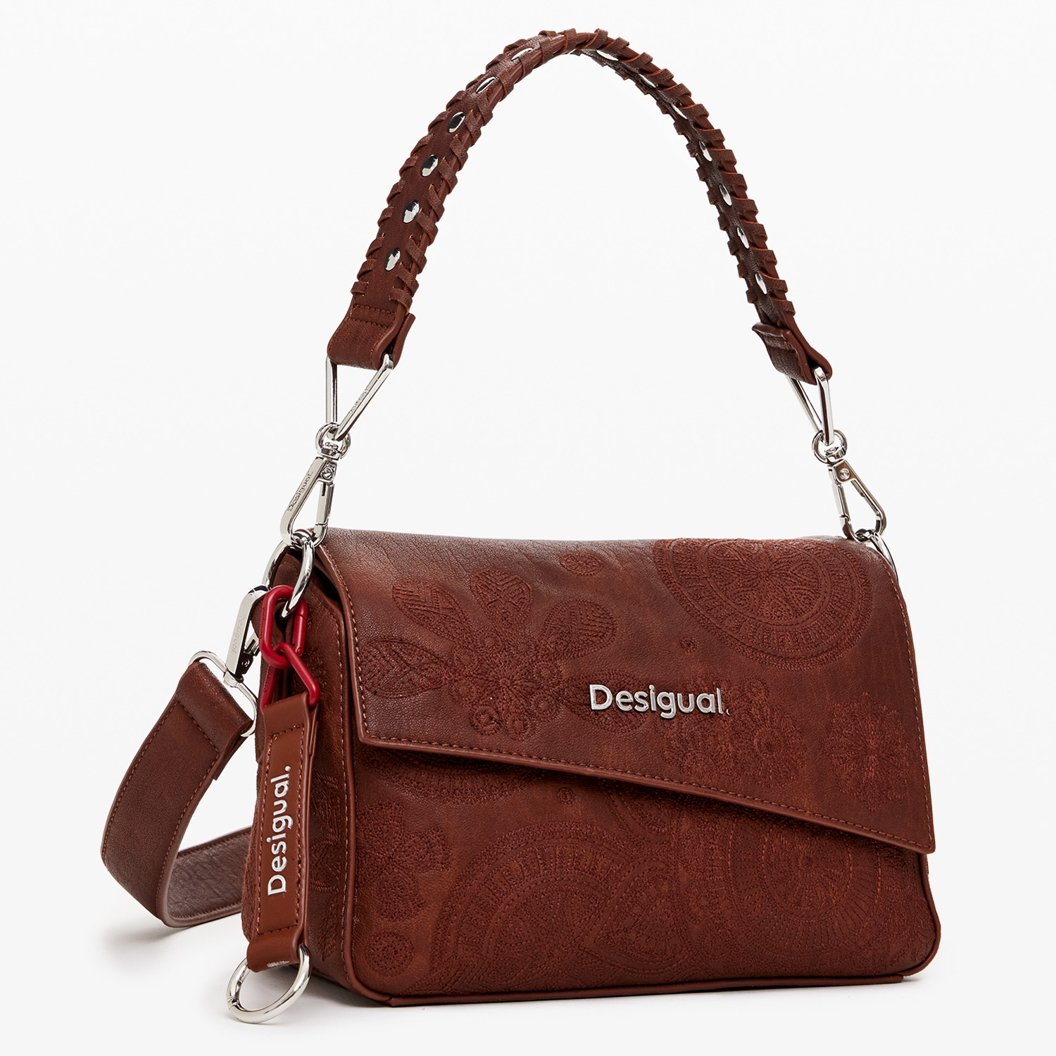 Desigual Damen Schultertasche Dejavu Phuket Mini Camel