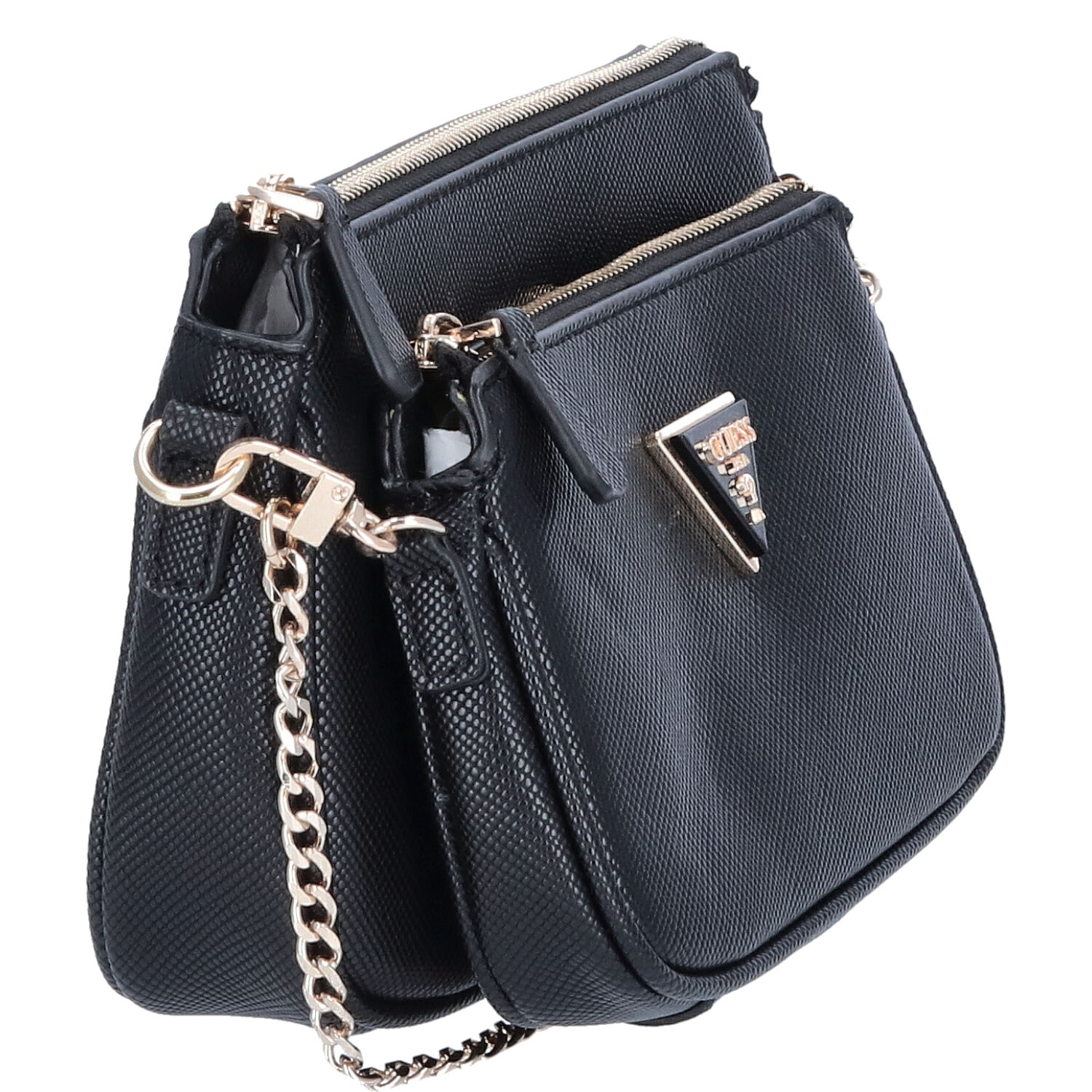 GUESS Damen Schultertasche Noelle Black