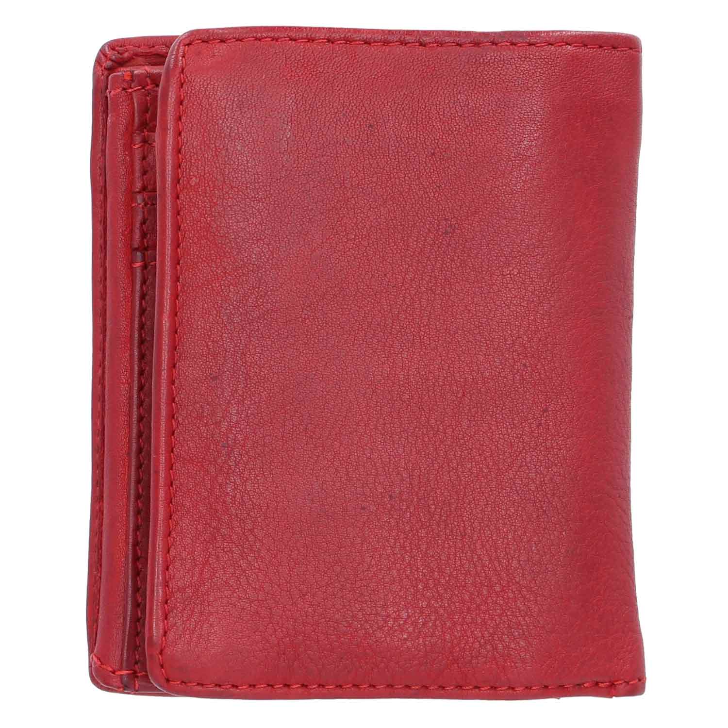 The Skandinavian Brand Mens Wallet Washed Laether - rot Abbildung 2