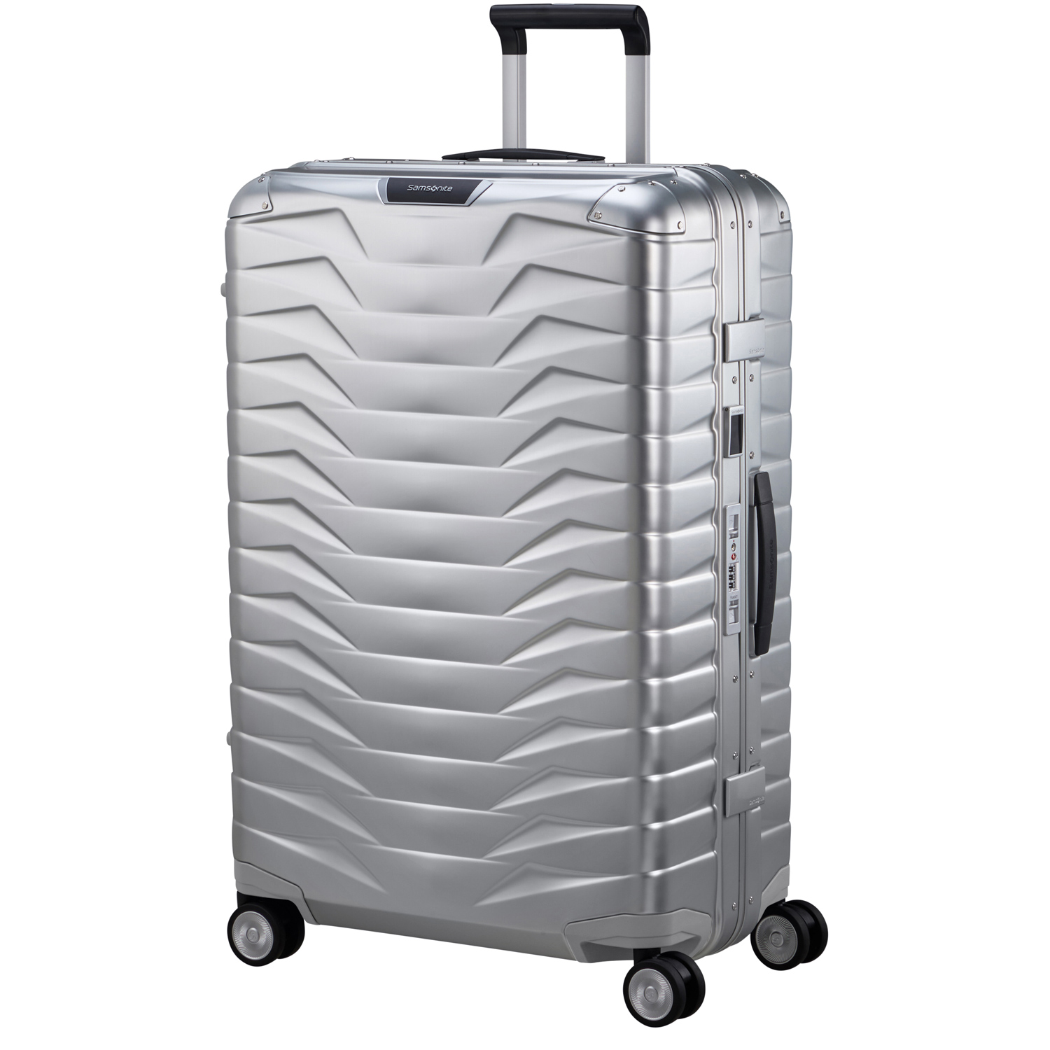 Samsonite 4-Rad Aluminium Trolley 76cm Proxis ALU silber Abbildung 1 Samsonite 4-Rad Aluminium Trolley 76cm Proxis ALU silber Abbildung 1