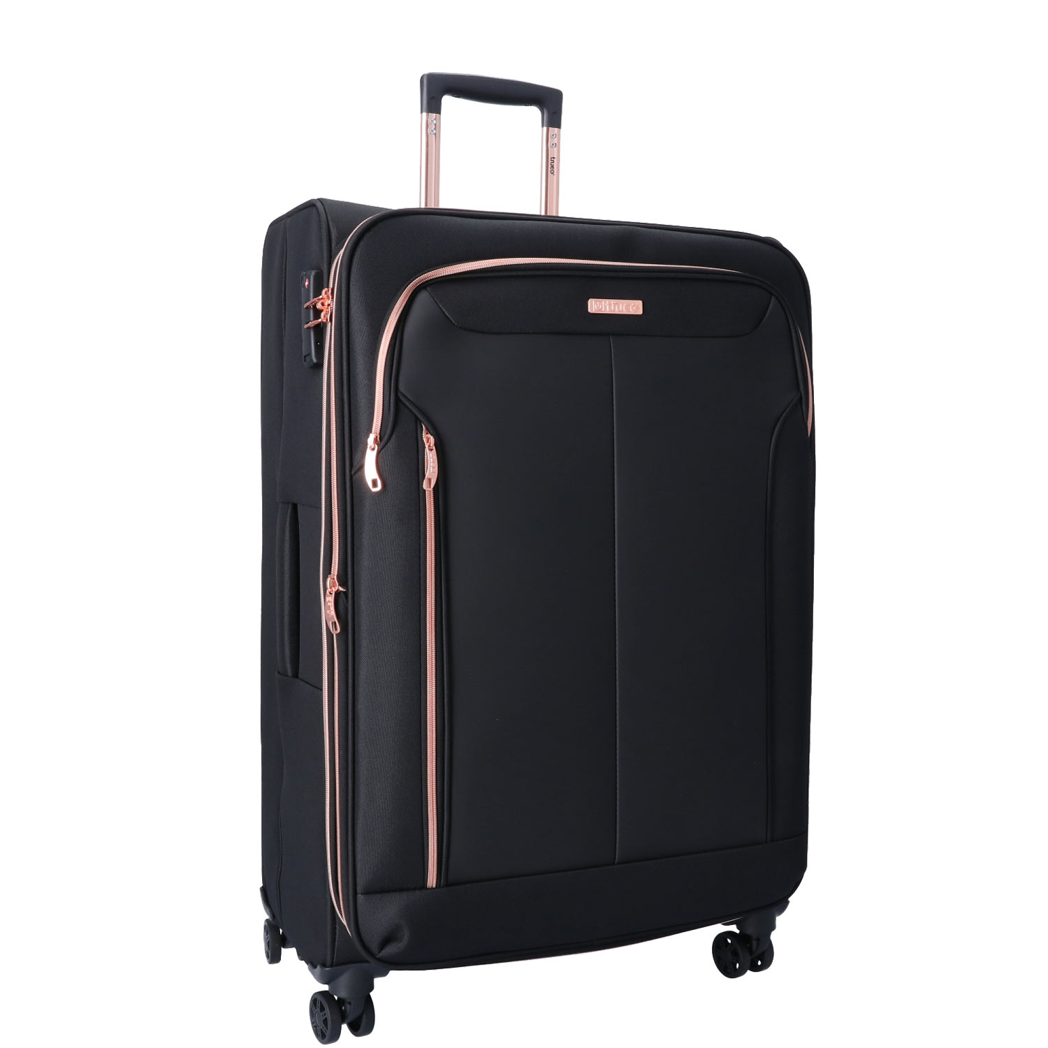 TheTrueC 4 Rollen Koffer Superlight 77cm Kopenhagen black/rose