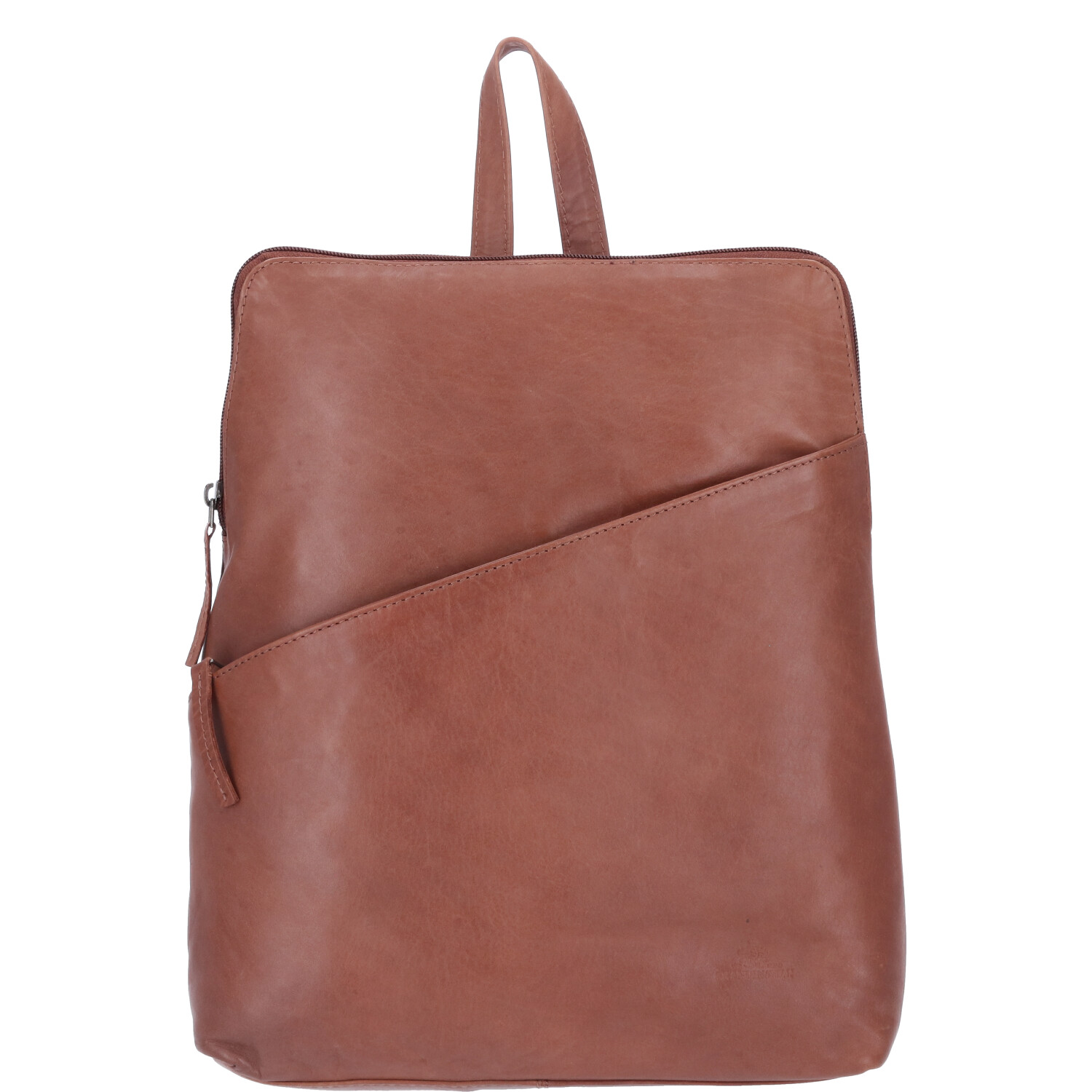 The Skandinavian Brand Damen Leder Rucksack  Cognac