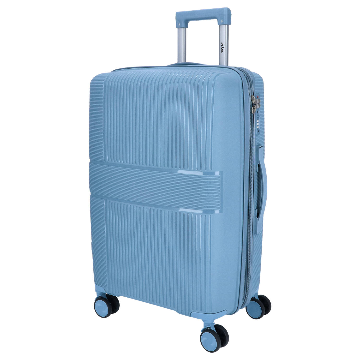 DYX 4 Rollen Trolley 4er Set S/M/L/Beauty Case Rom blau Abbildung 4