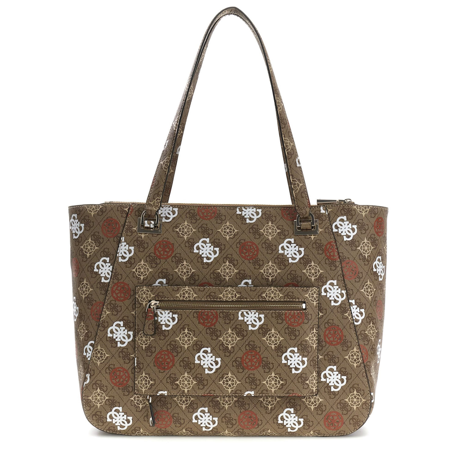 GUESS Shopper Handtasche Eliette Logo Latte Logo/Ginger Abbildung 2