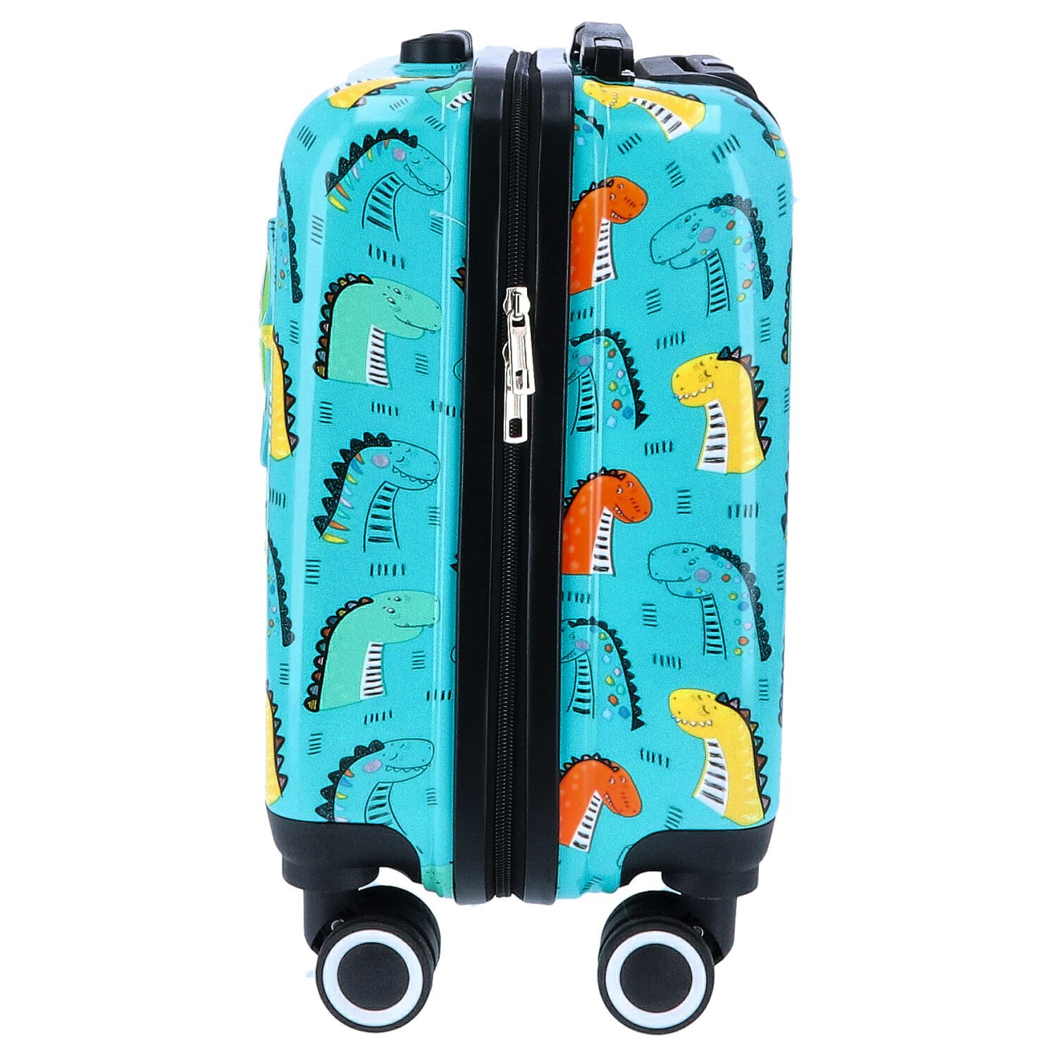 TheTrueC Kindertrolley 4 Rollen Dino - grün Abbildung 4