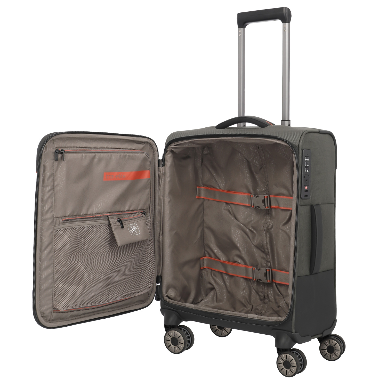 Travelite 4-Rad Trolley S Crosslite 5.0 olive