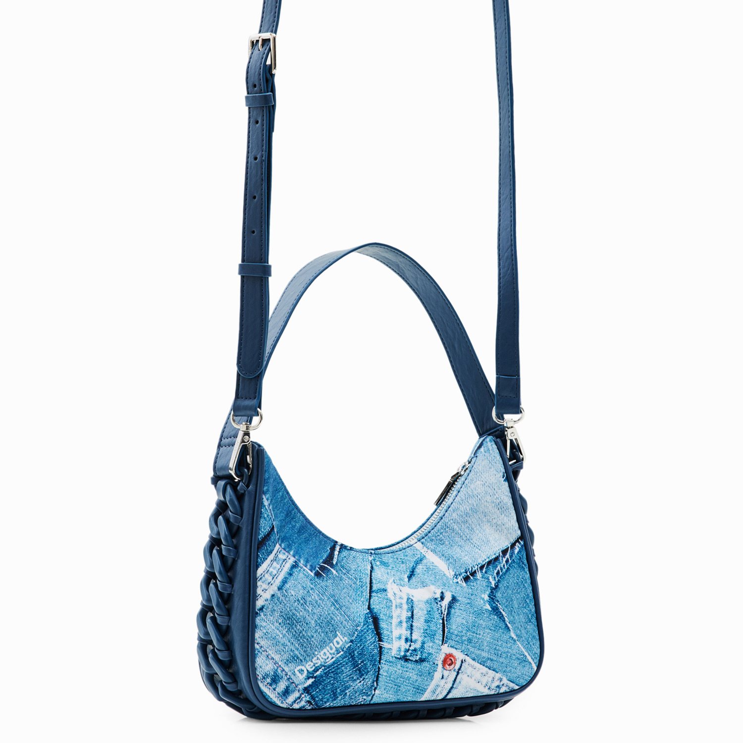 Desigual Damen Schultertasche Forever Blue Medley blau Abbildung 2