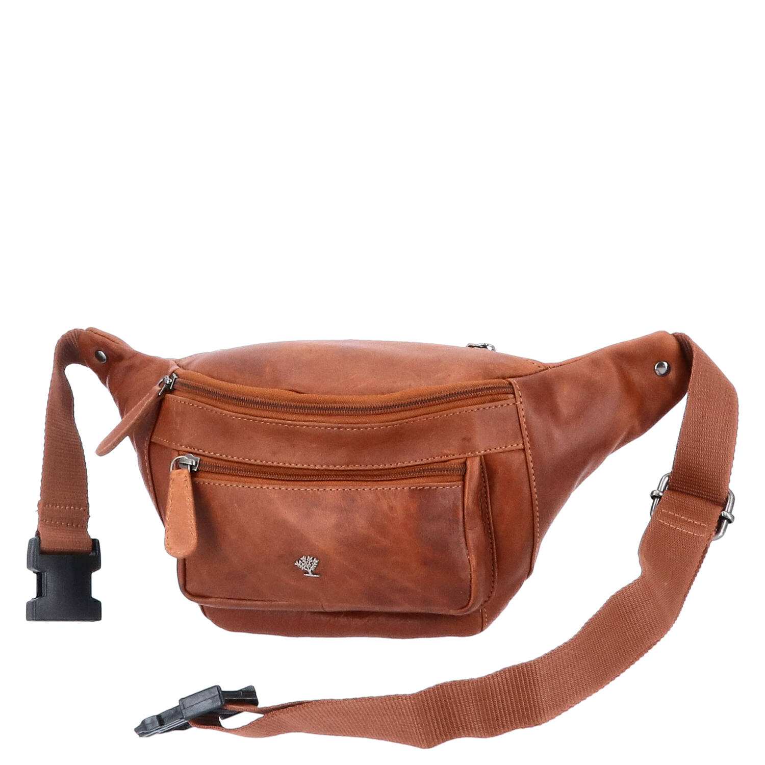 The Skandinavian Brand Leder Bauchtasche, Hüttasche, Body Bag - braun Abbildung 6