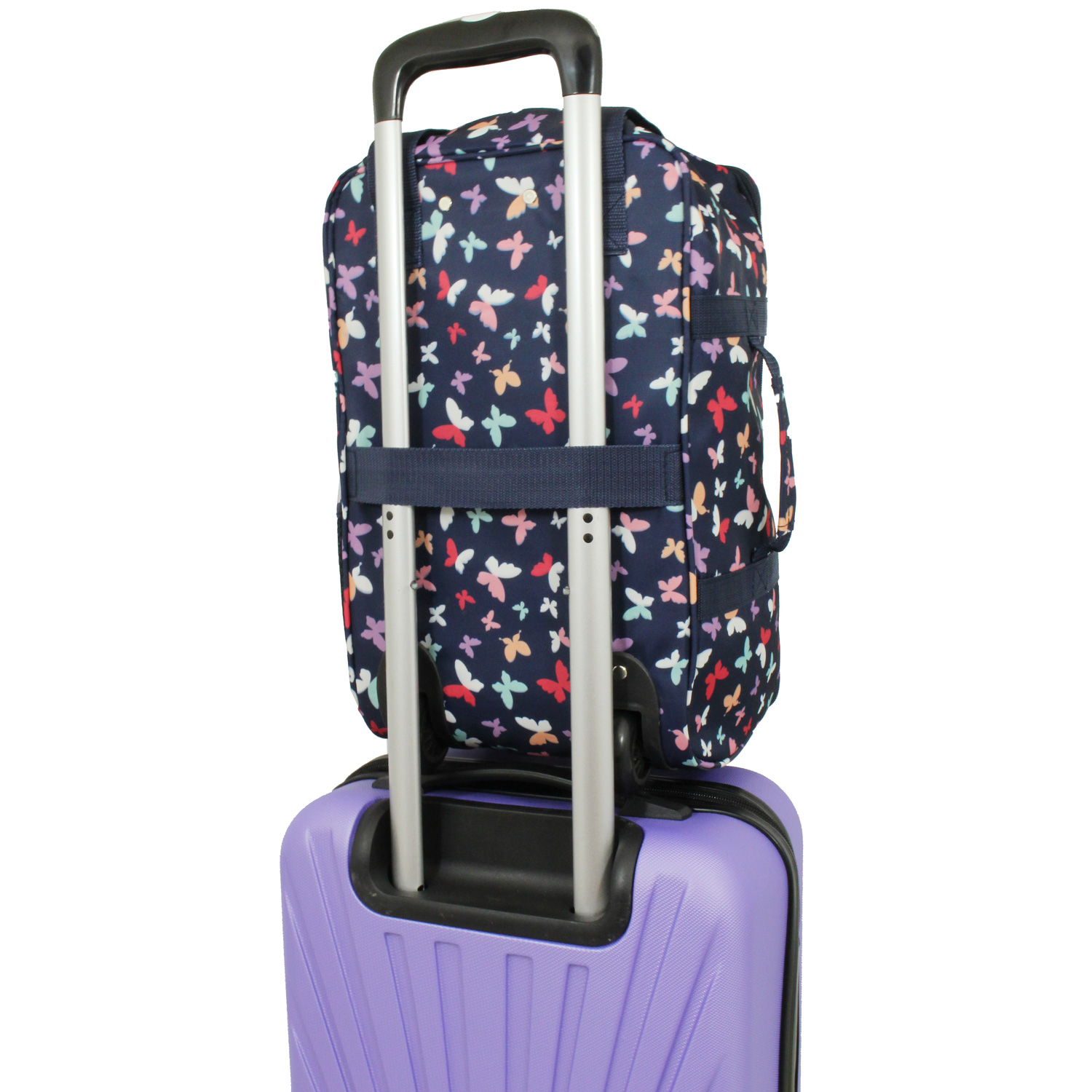 Bordlite Kindertrolley Boardgepäck Underseat Butterfly Purple