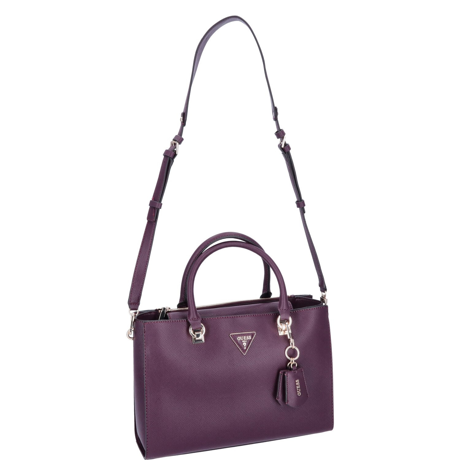 GUESS Damen Handtasche Brynlee plum