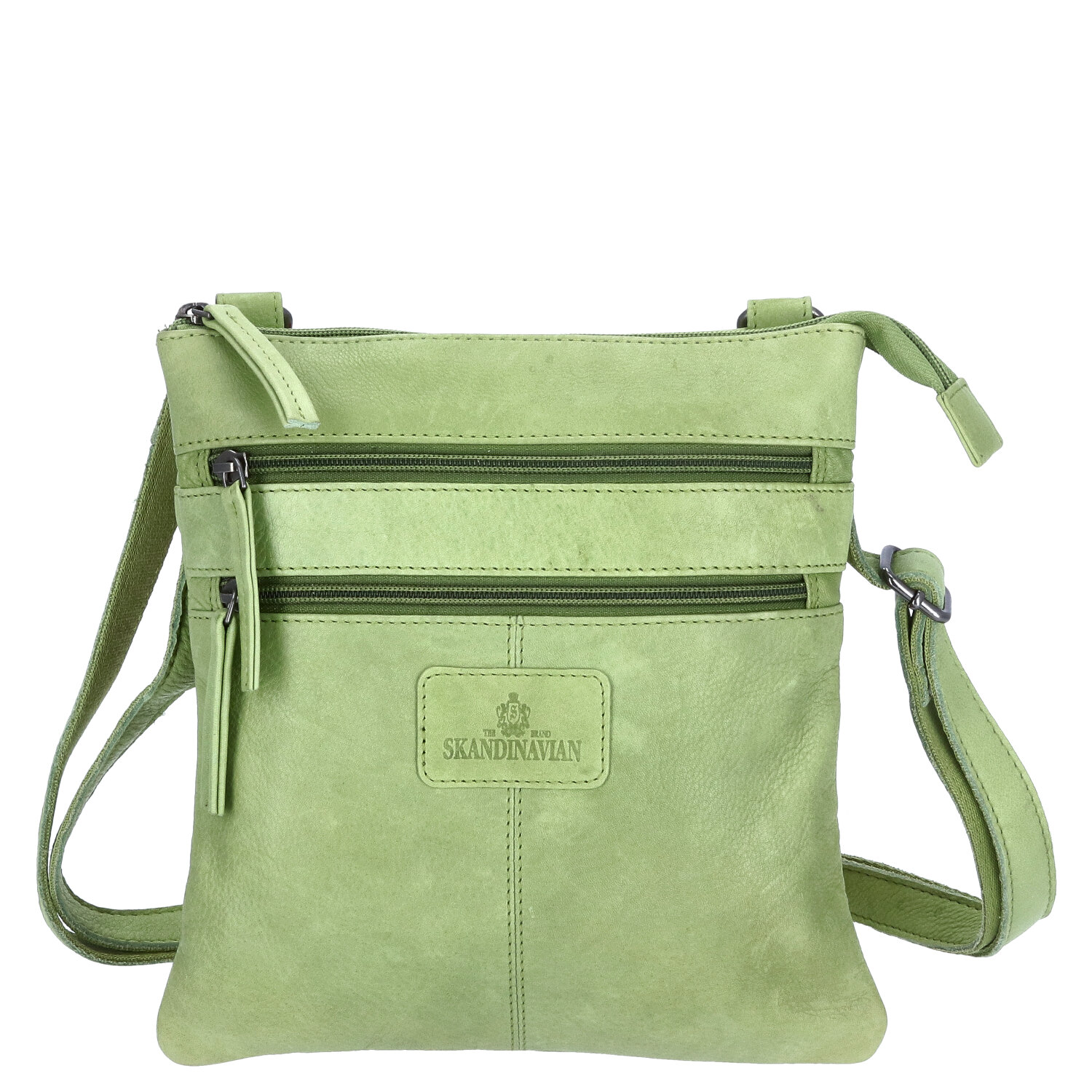 The Skandinavian Brand Damen Ledertasche  Green