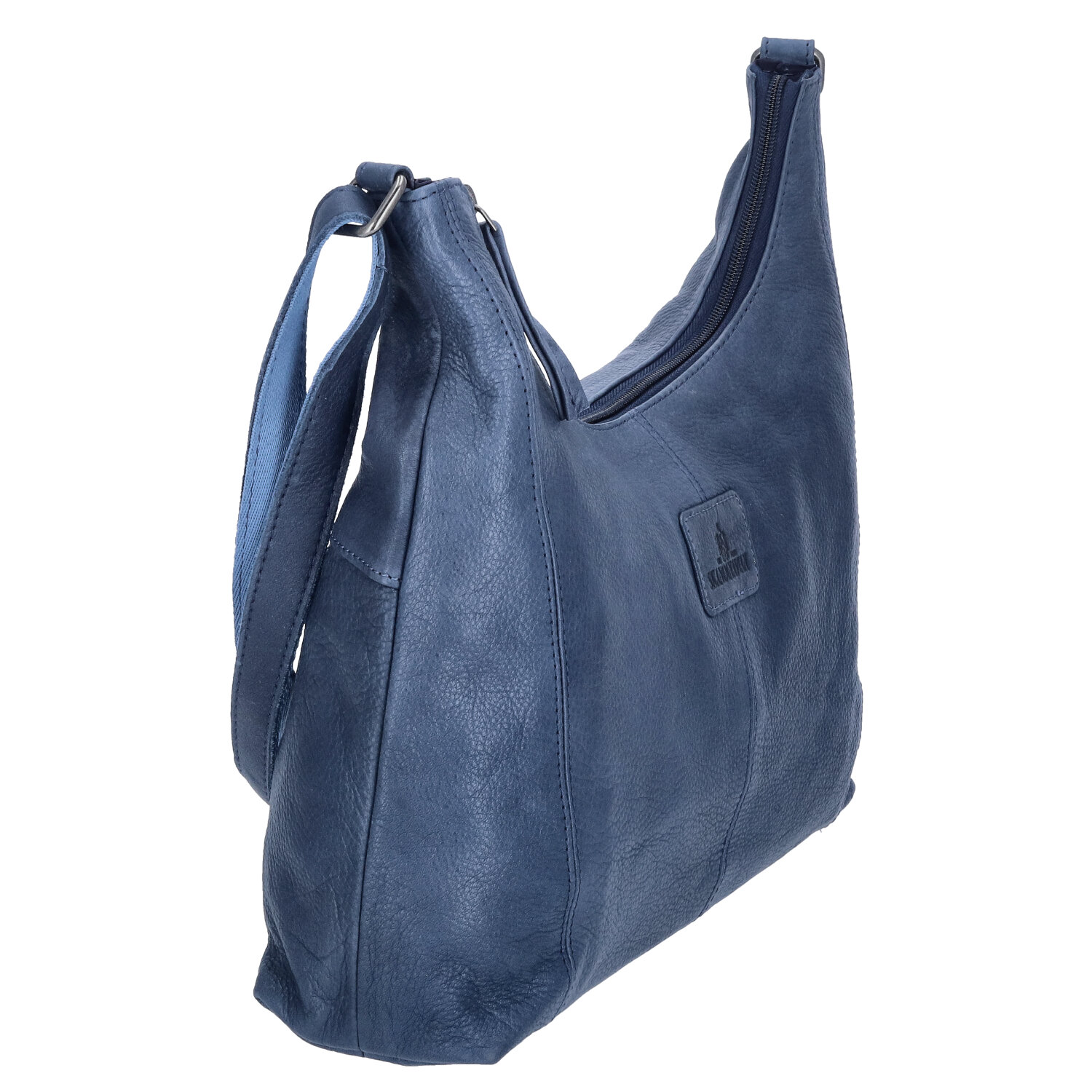 The Skandinavian Brand Leder Umhängetasche  Blue