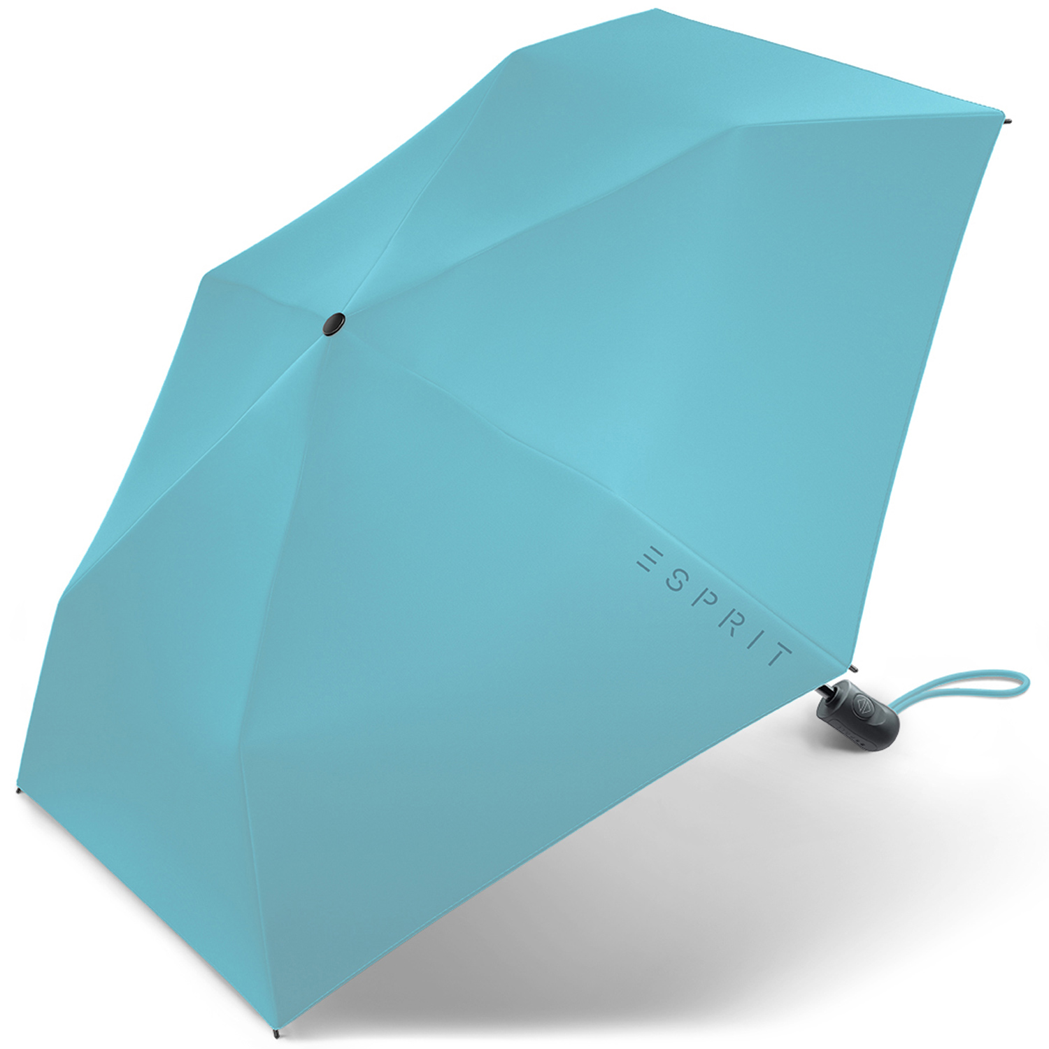 Esprit Taschenschirm Automatik Easymatic Slimline peacock blue Abbildung 1