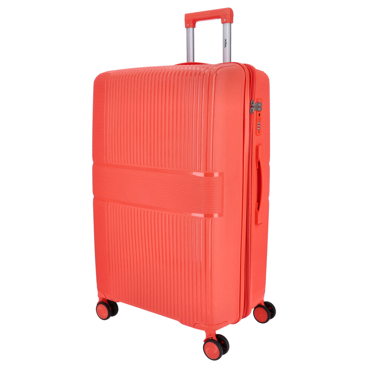 DYX 4 Rollen Trolley 4er Set  S/M/L/Beauty Case Rom orange Abbildung 5