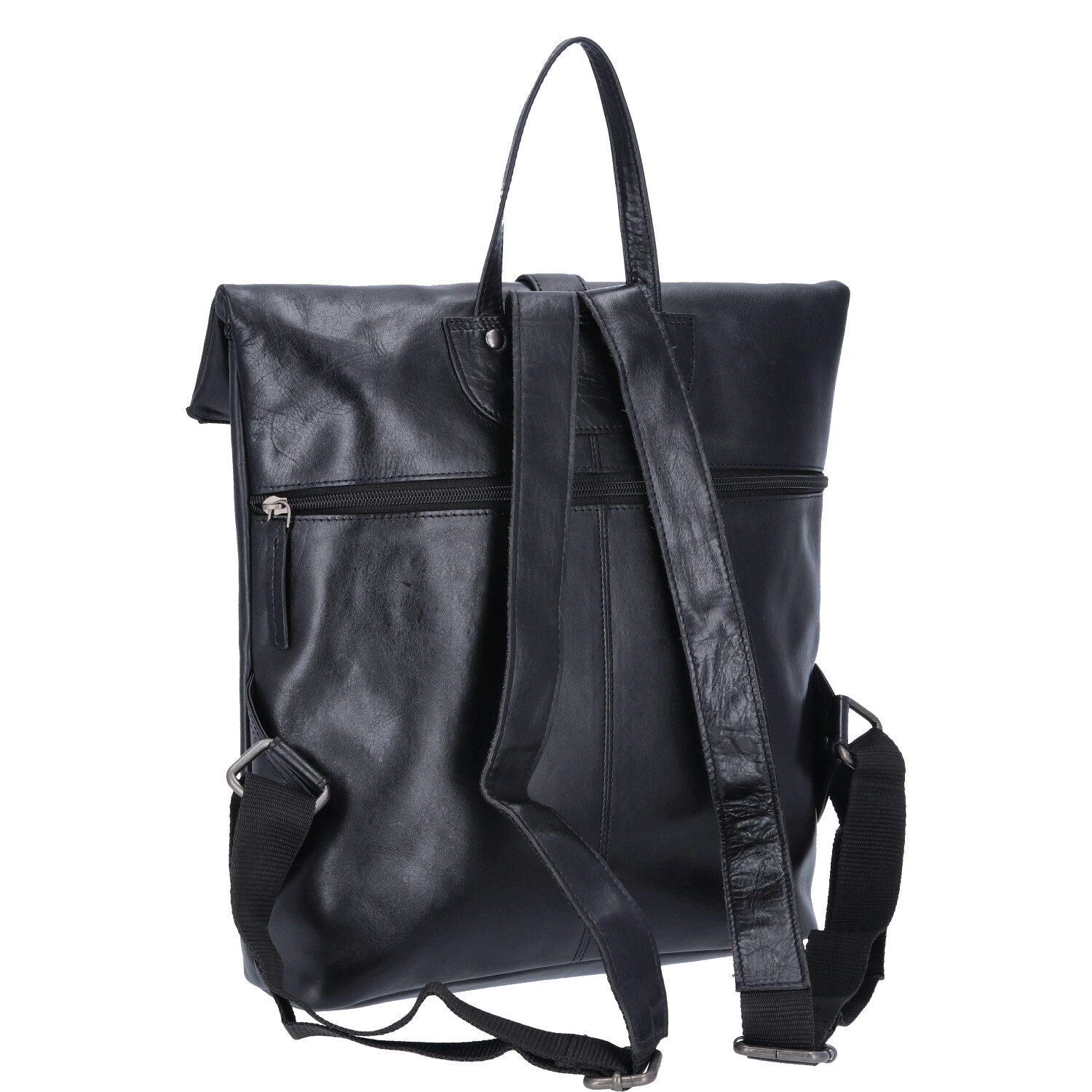 The Skandinavian Brand Damen Leder Rucksack - Black Abbildung 2