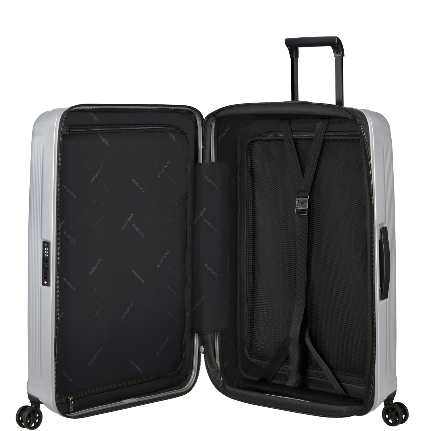 Samsonite 4-Rad Trolley 69cm erw. Nuon Matt Silver Abbildung 5