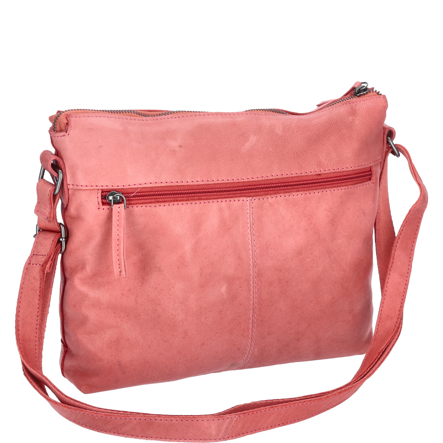 The Skandinavian Brand Damen Ledertasche  fuchsia