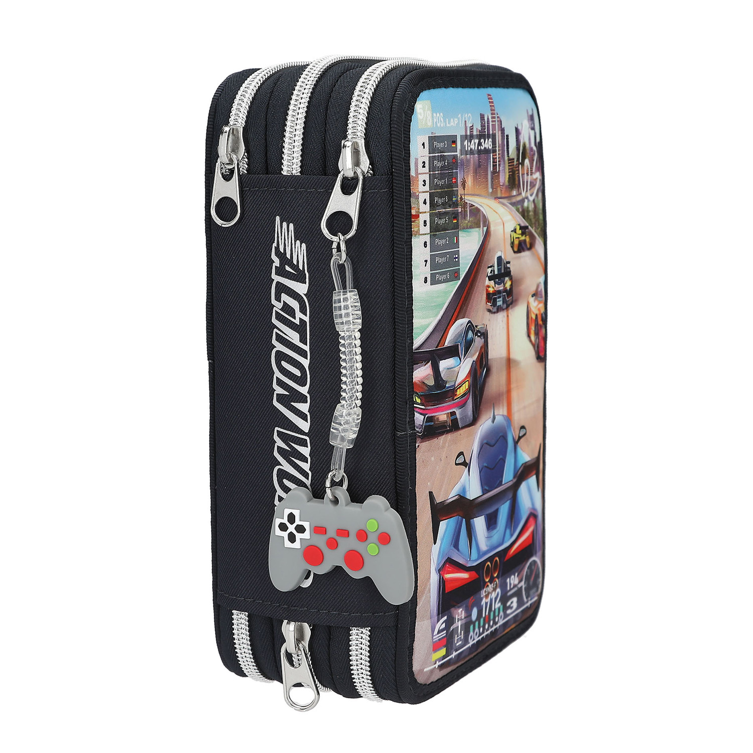 Depesche 3-Fach Federtasche Action World Gaming Abbildung 3