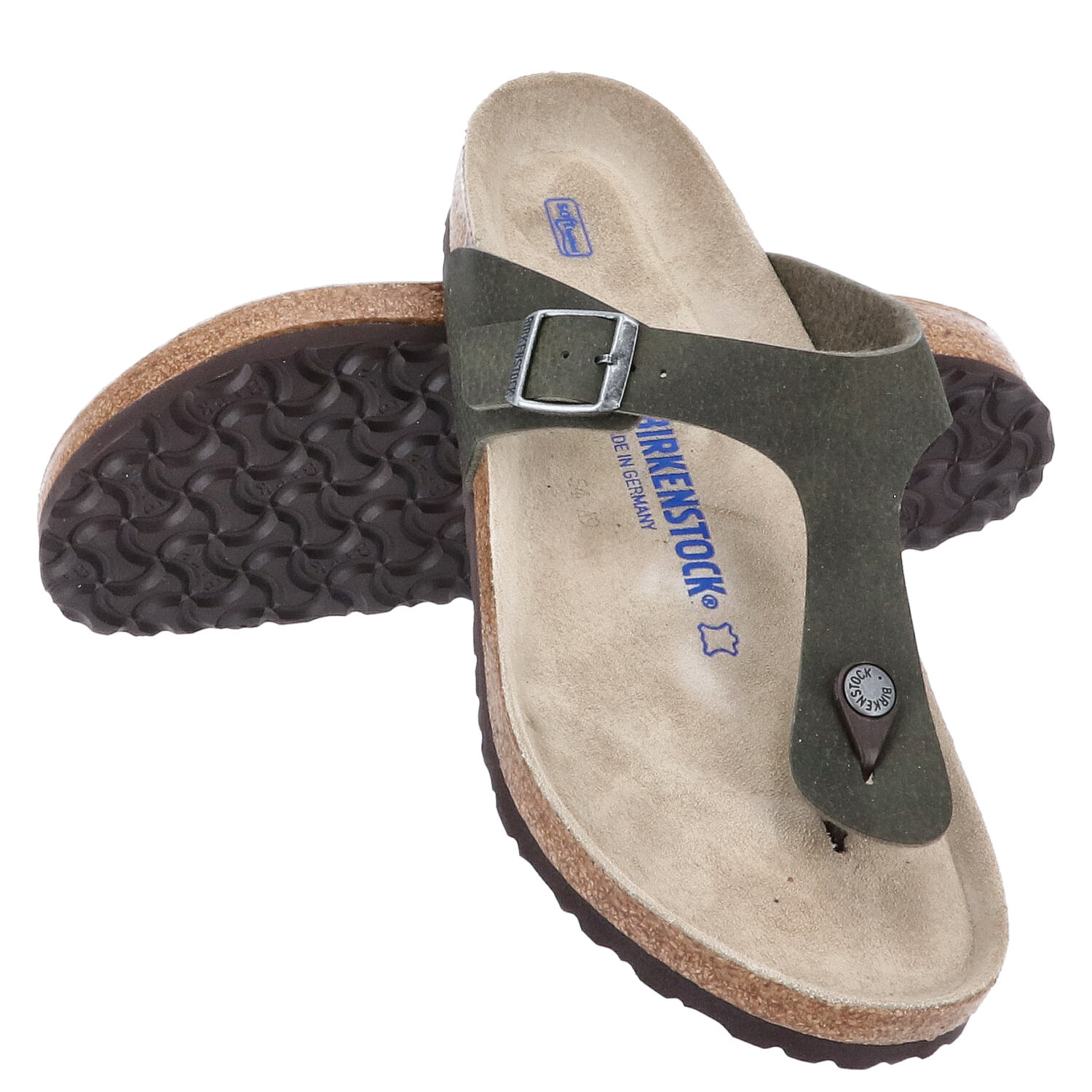 Birkenstock Sandalen Größe 44 Gizeh BS Desert Soil Green   Abbildung 1