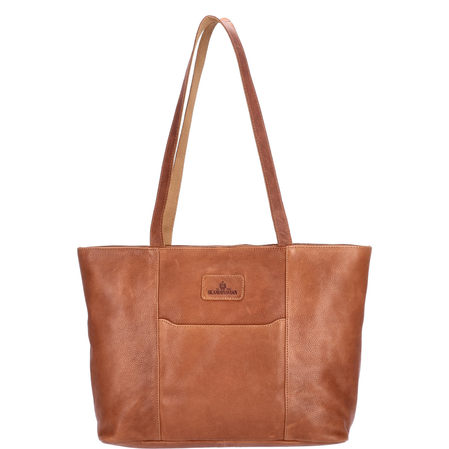 The Skandinavian Brand Leder Shopper tan  tan