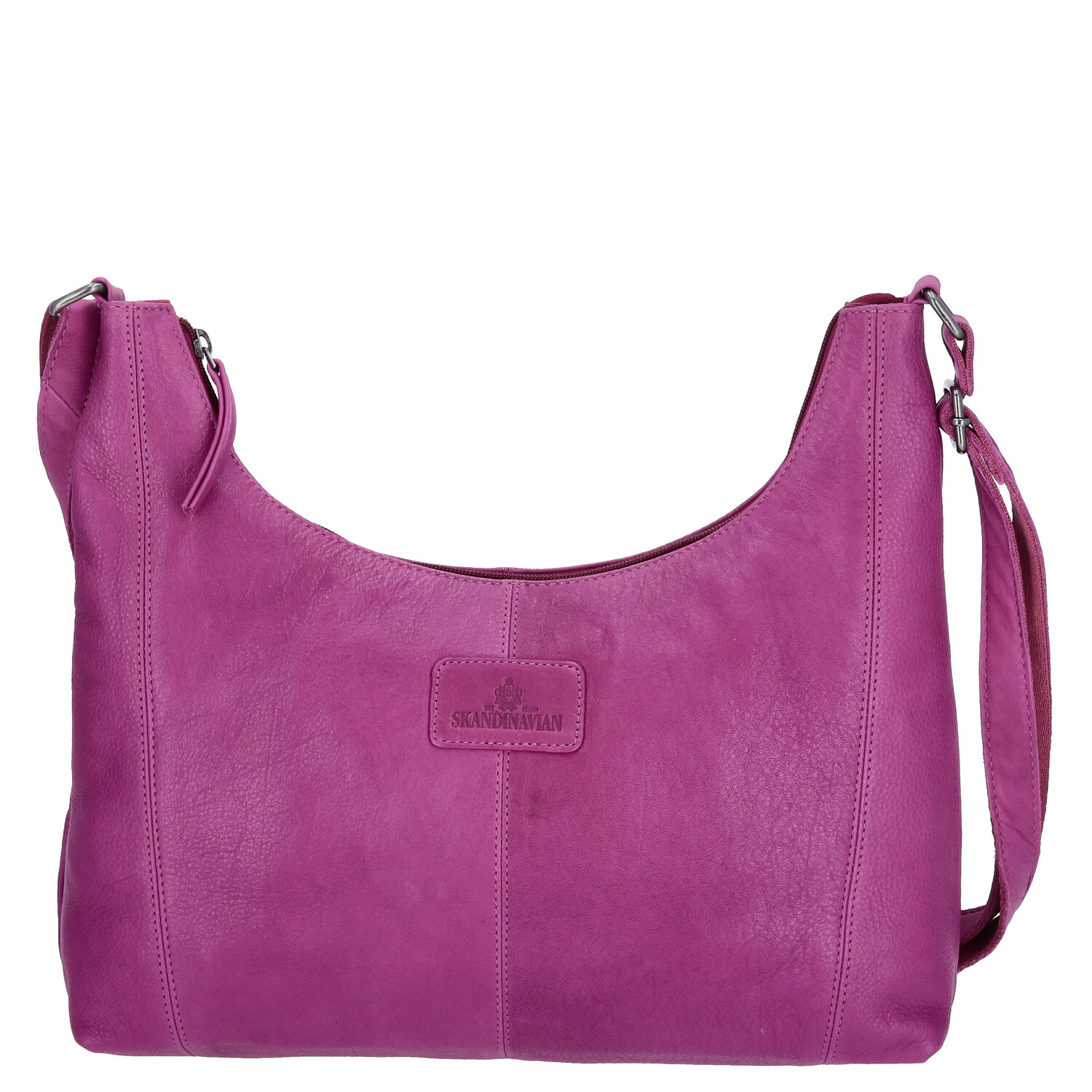 The Skandinavian Brand Leder Umhängetasche  Purple