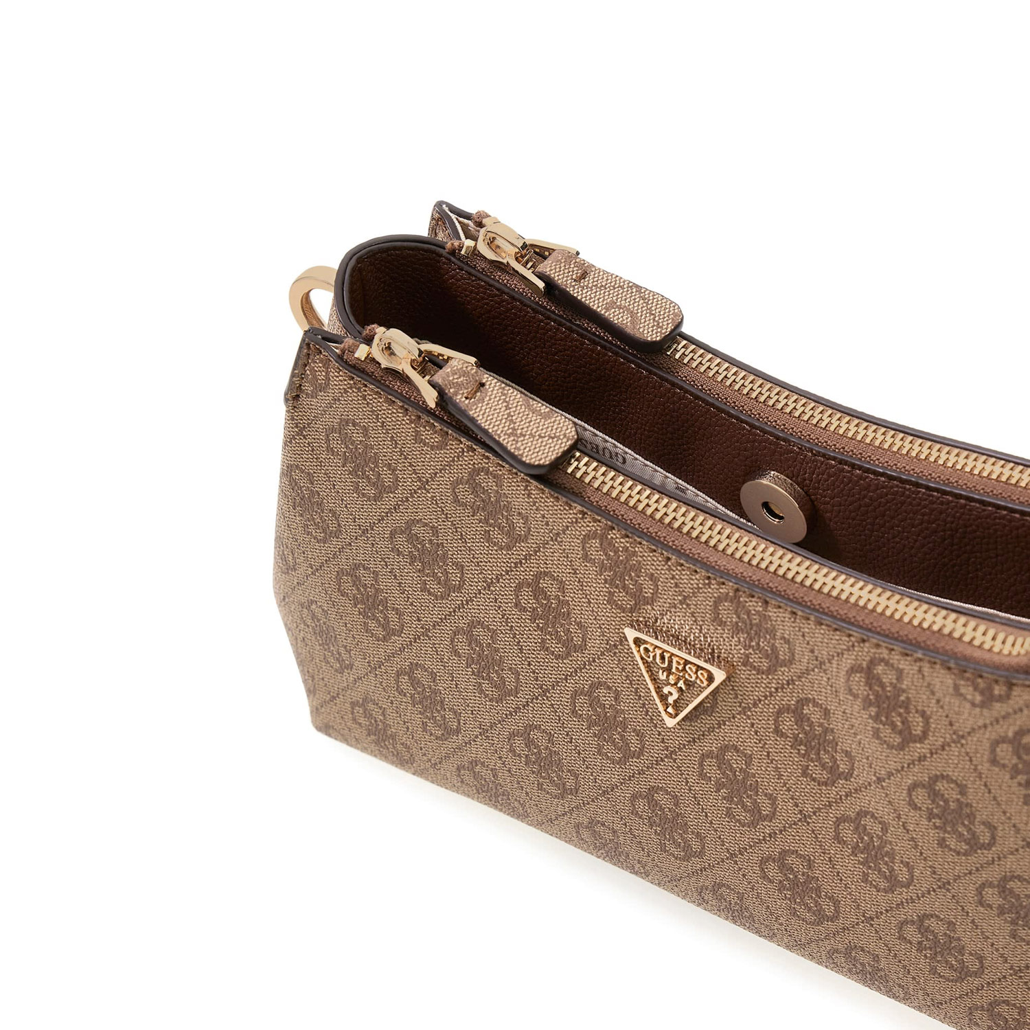 GUESS Umhängetasche Noelle II Latte Logo/Brown Abbildung 5