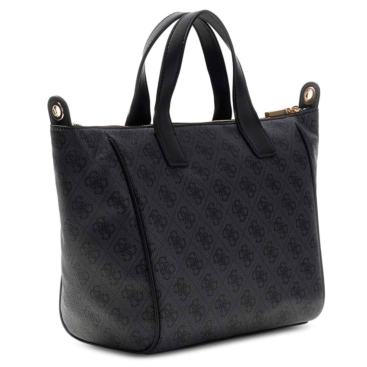 GUESS Handtasche Follie Small Tote Coal Logo Abbildung 2