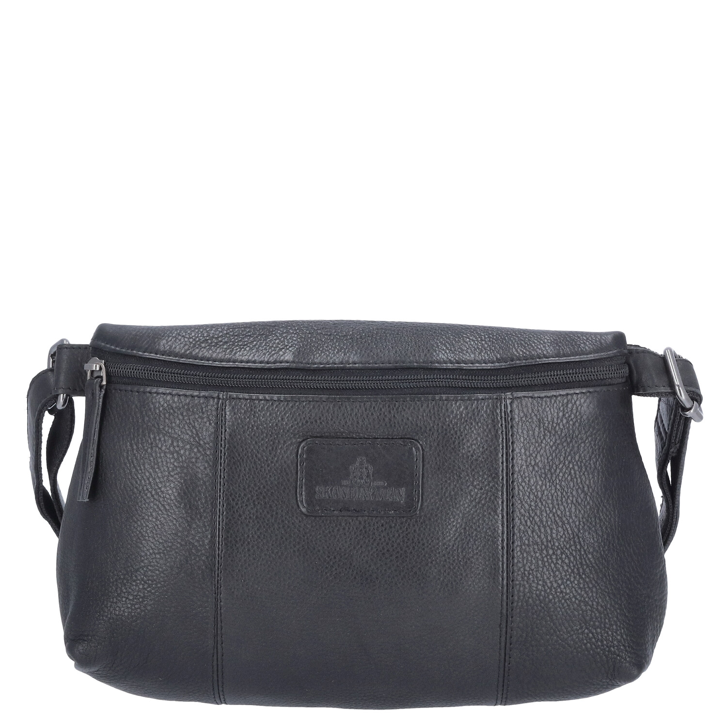 The Skandinavian Brand Leder Crossbody Bag  Black