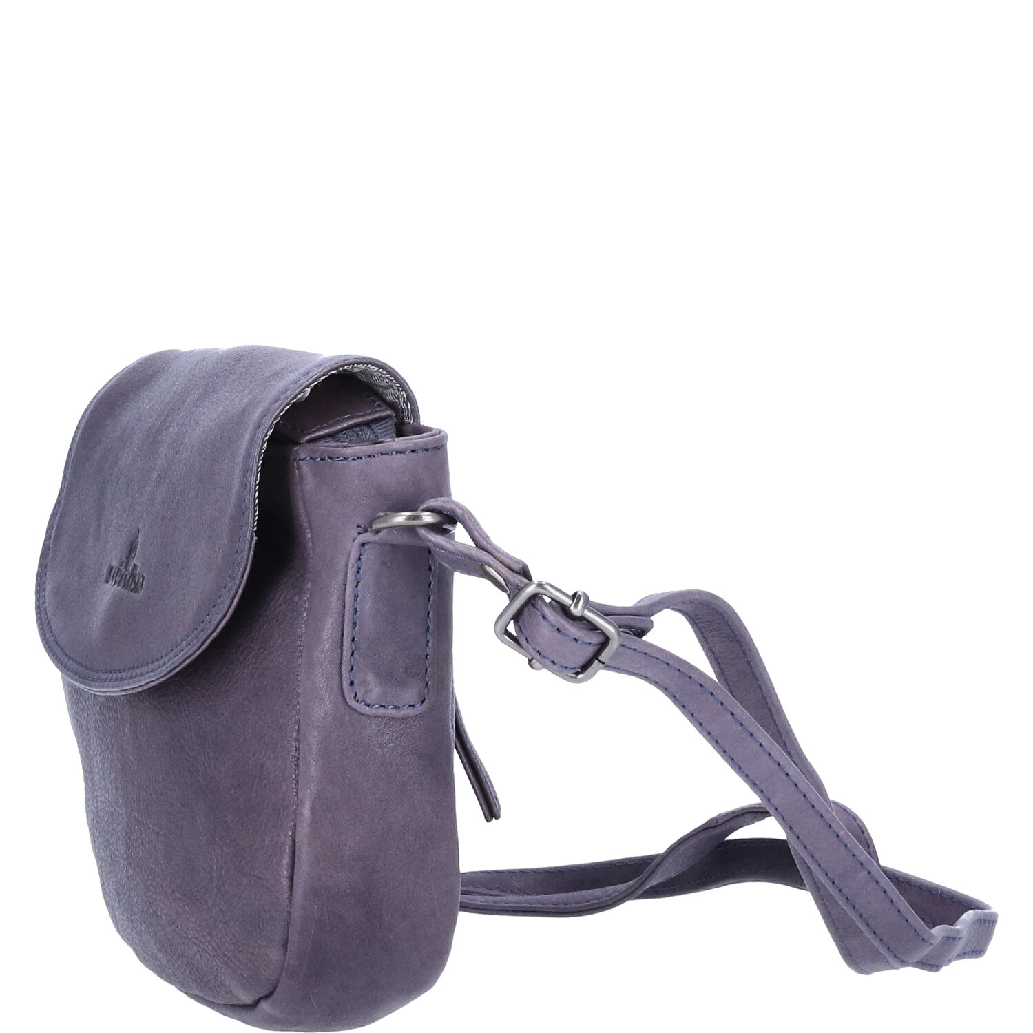 The Skandinavian Brand Damen Leder Tasche, Umhängetasche  blau