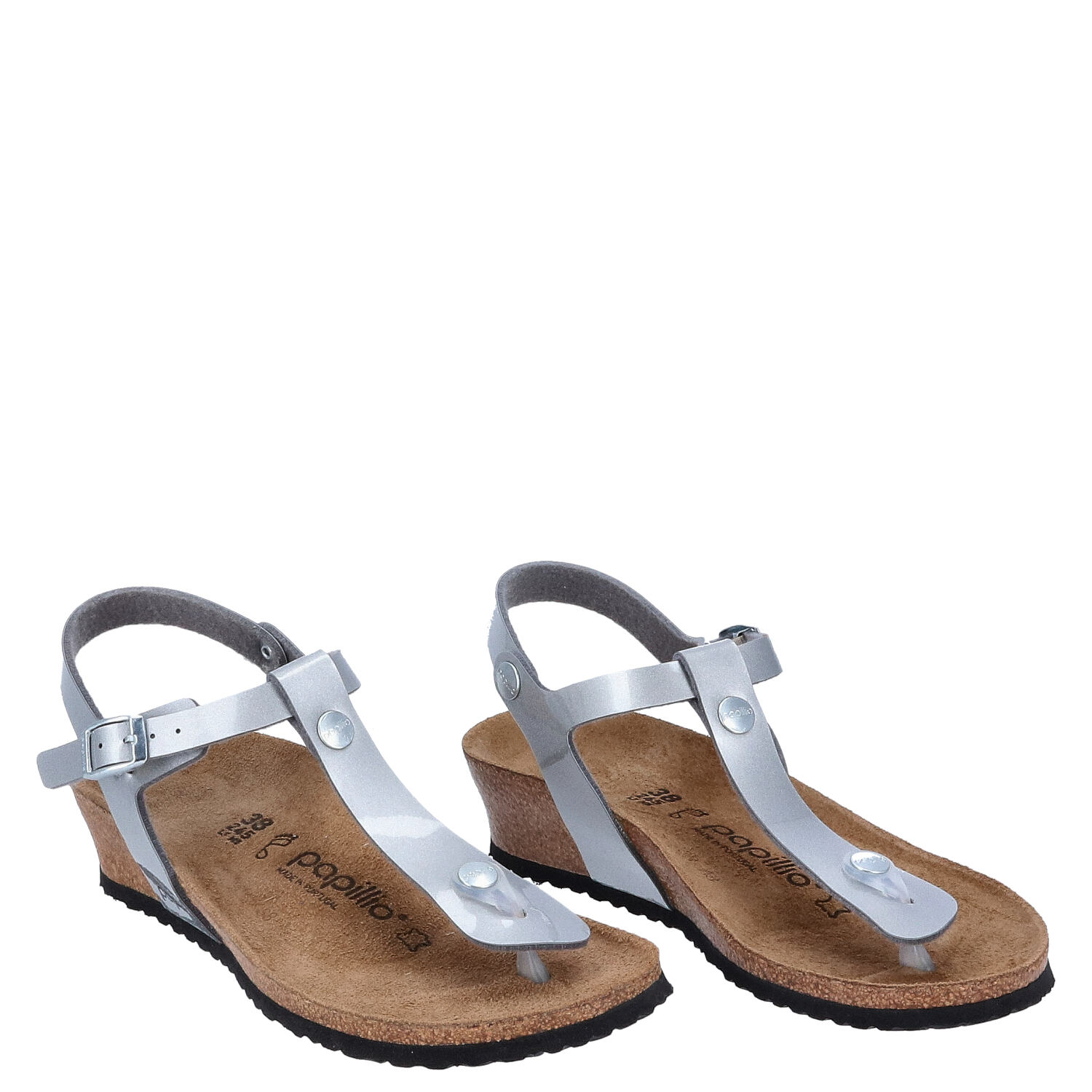 papillio Damenschuhe Größe 38 Ashley Metallic silver   Abbildung 1