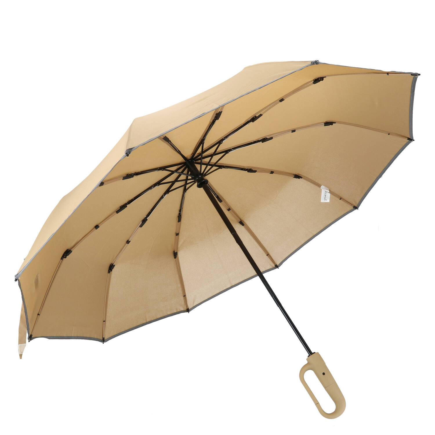 Antonio Reflektierender Regenschirm - beige Abbildung 2