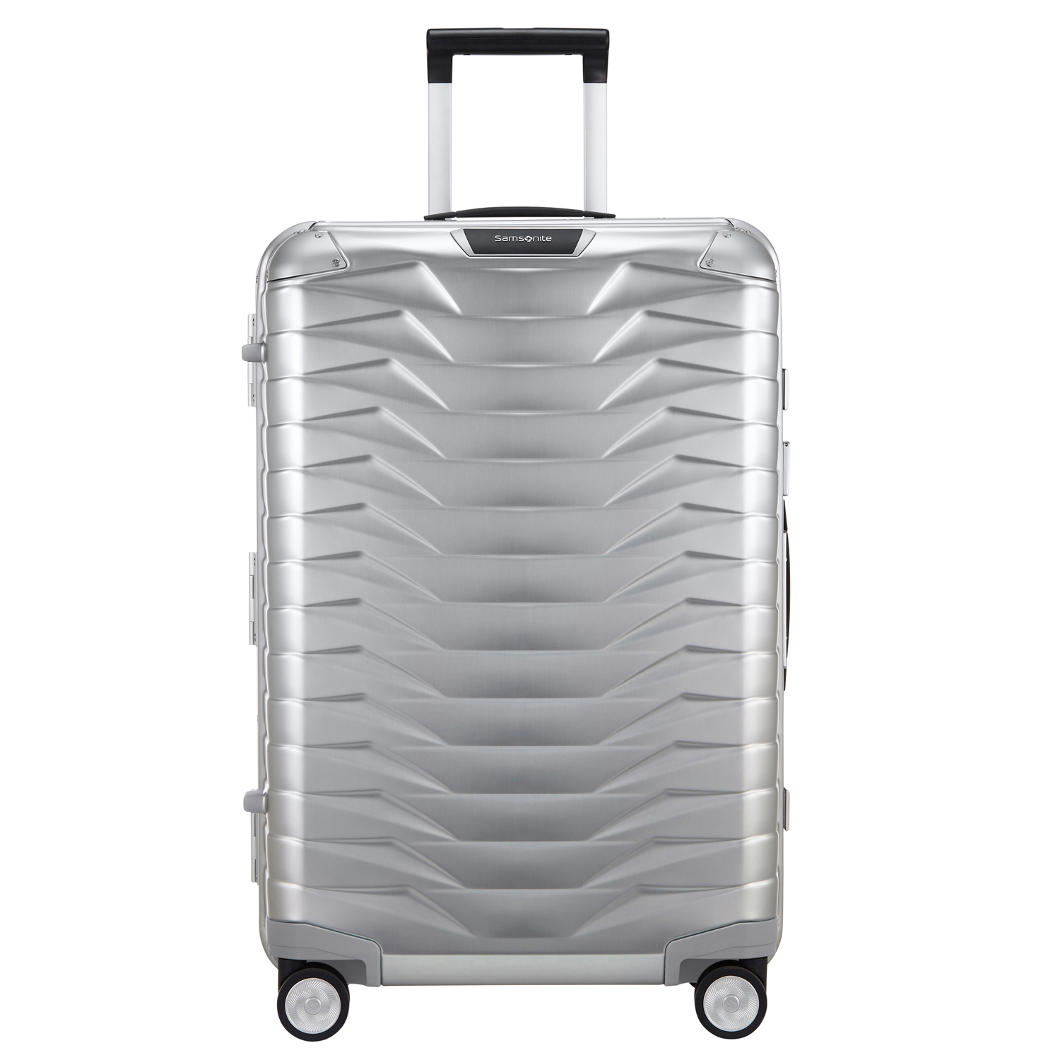 Samsonite 4-Rad Aluminium Trolley 69cm Proxis ALU silber