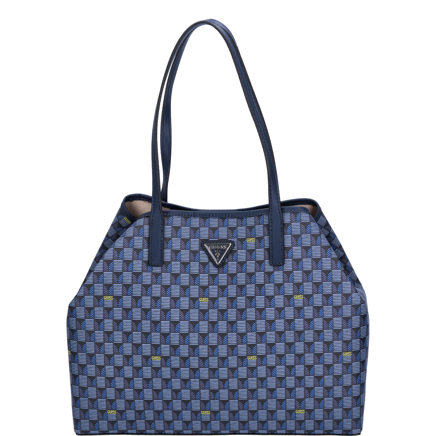 GUESS Damen Shopper Vikky Blue Logo