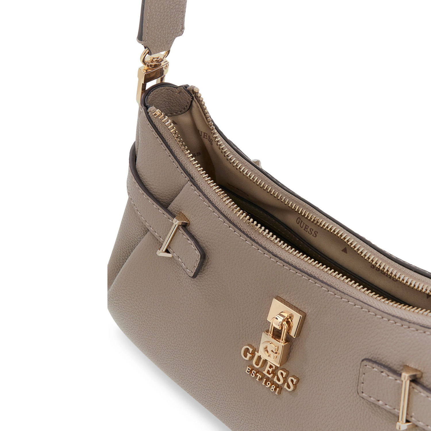 GUESS Umhängetasche Yesba Dark Taupe Abbildung 4