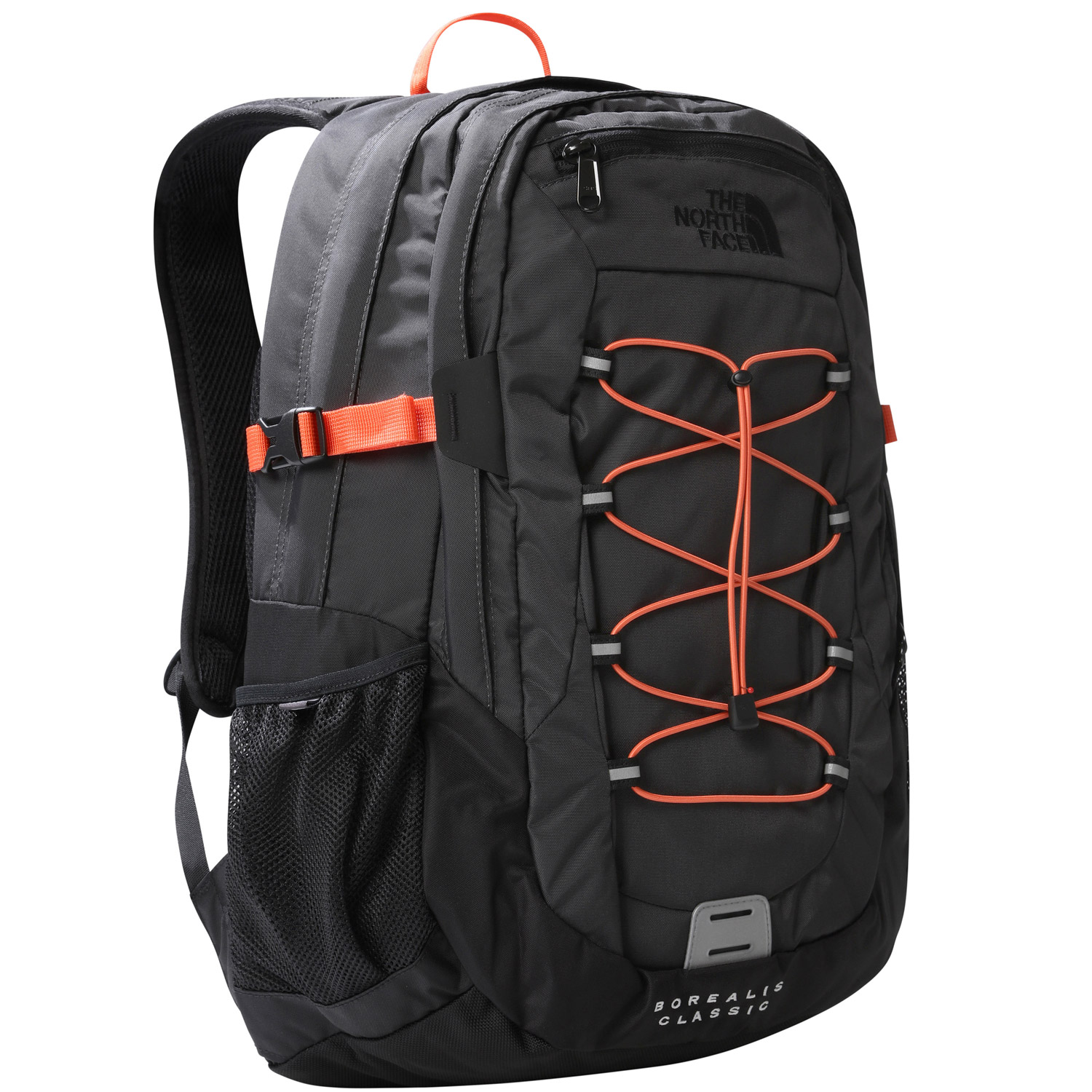 The North Face Rucksack Version 23/24 Borealis Classic Asphalt Grey-Retro Orange