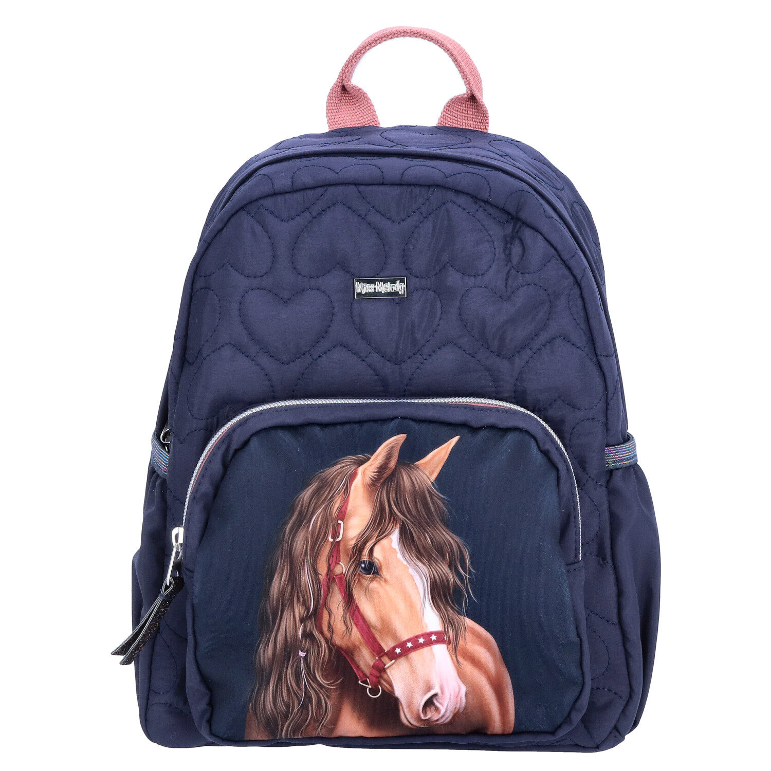 Depesche Kinderrucksack mit Herzsteppung Miss Melody GLITTER HORSE 