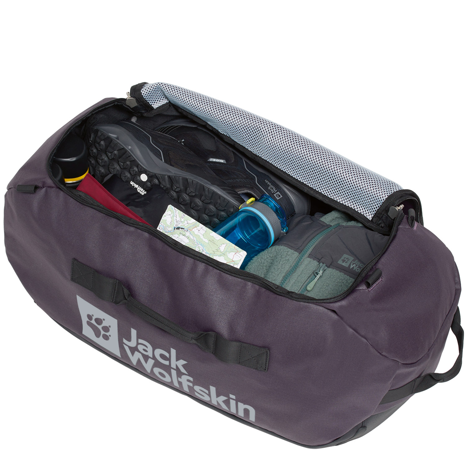 Jack Wolfskin Reisetasche/Rucksack All-In Duffle 65 midnight plum Abbildung 4